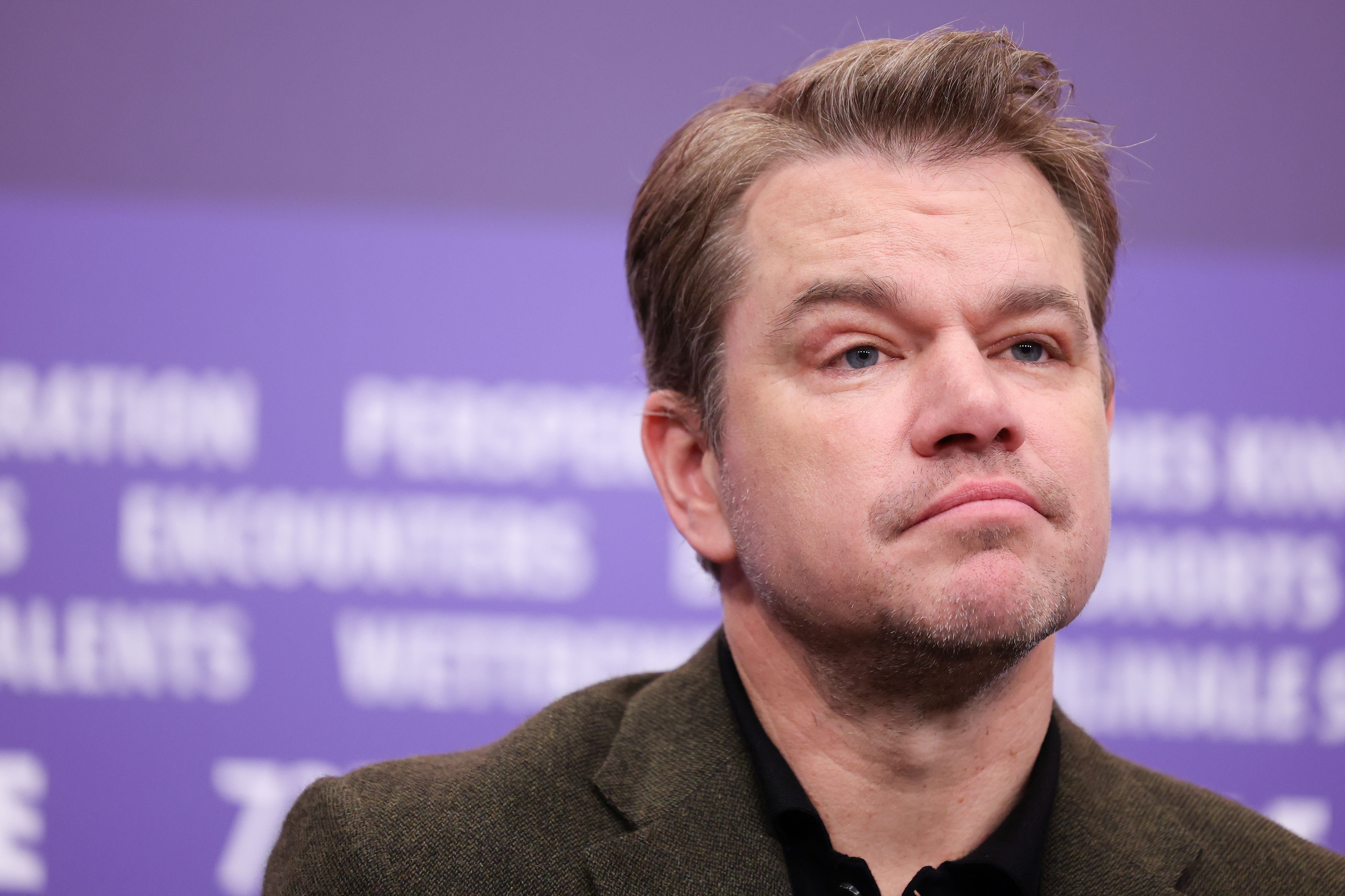 Matt Damon on February 19, 2023, in Berlin, Germany | Source: Getty Images