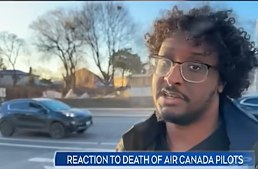 A student is reacting to the news of Mackenzie Gunther's death during the crash at LaGuardia Airport in New York. | Source: YouTube/CTVNews