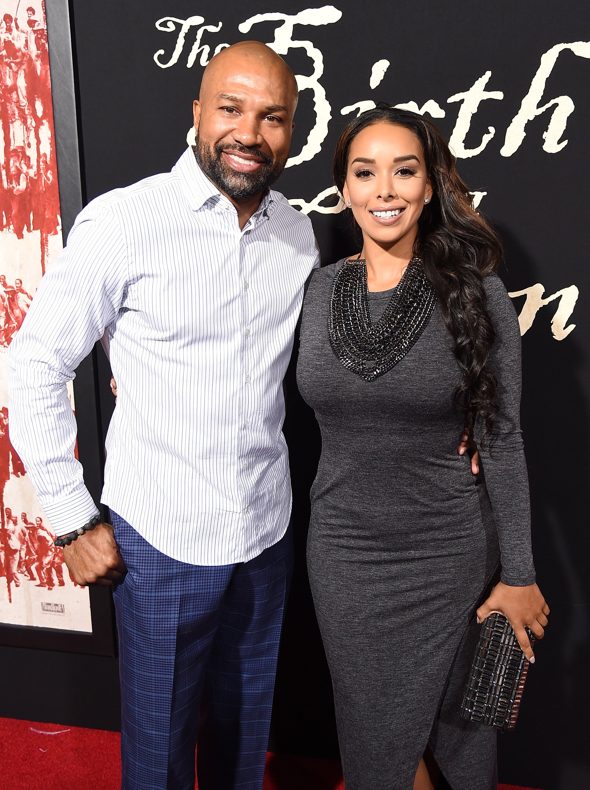 Derek Fisher and Gloria Govan attend the premiere of "The Birth of a Nation" on September 21, 2016 in Hollywood, California. | Source: Getty Images