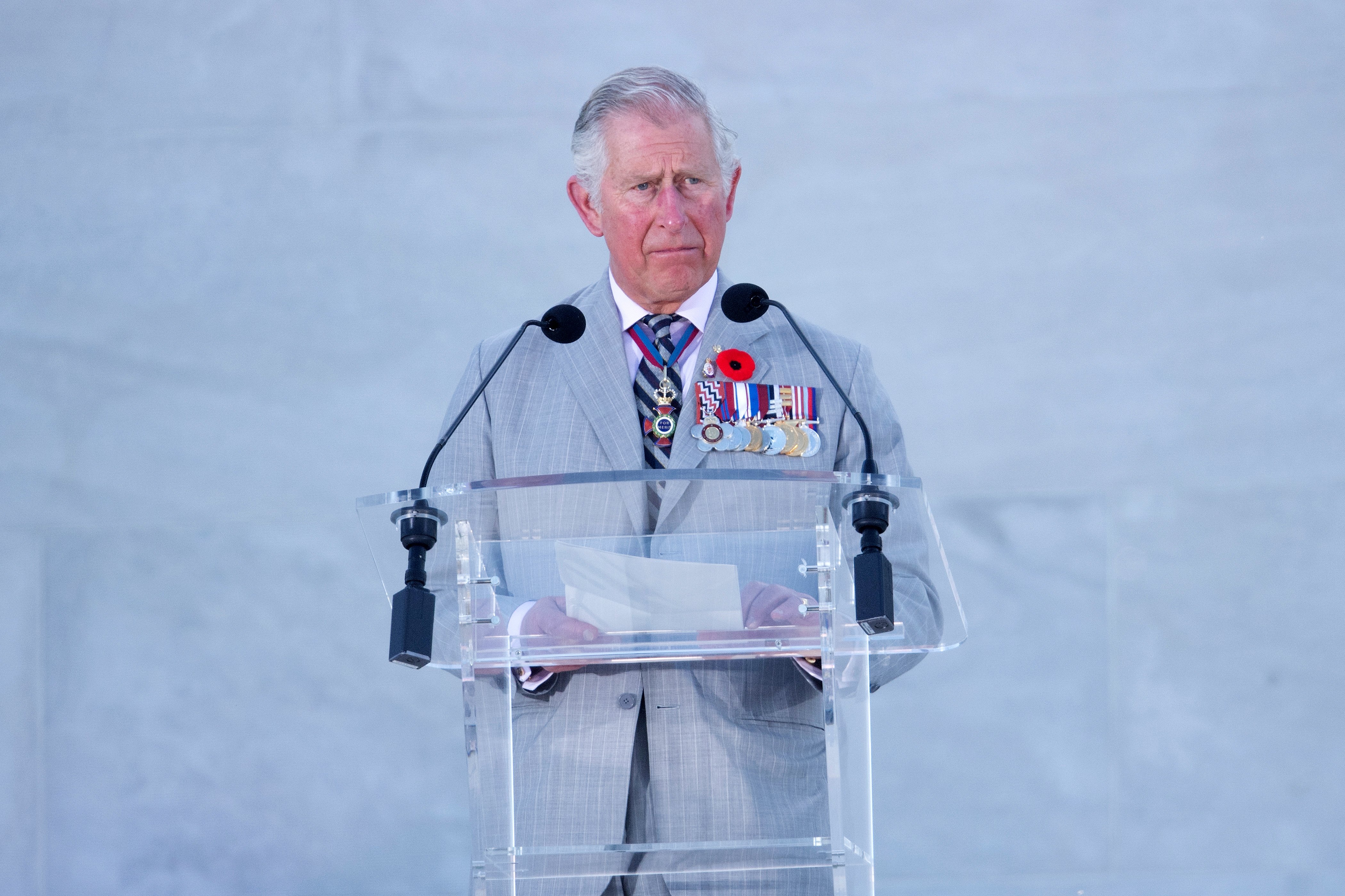 El Príncipe de Gales pronuncia un discurso el 9 de abril de 2017. | Foto: Getty Images