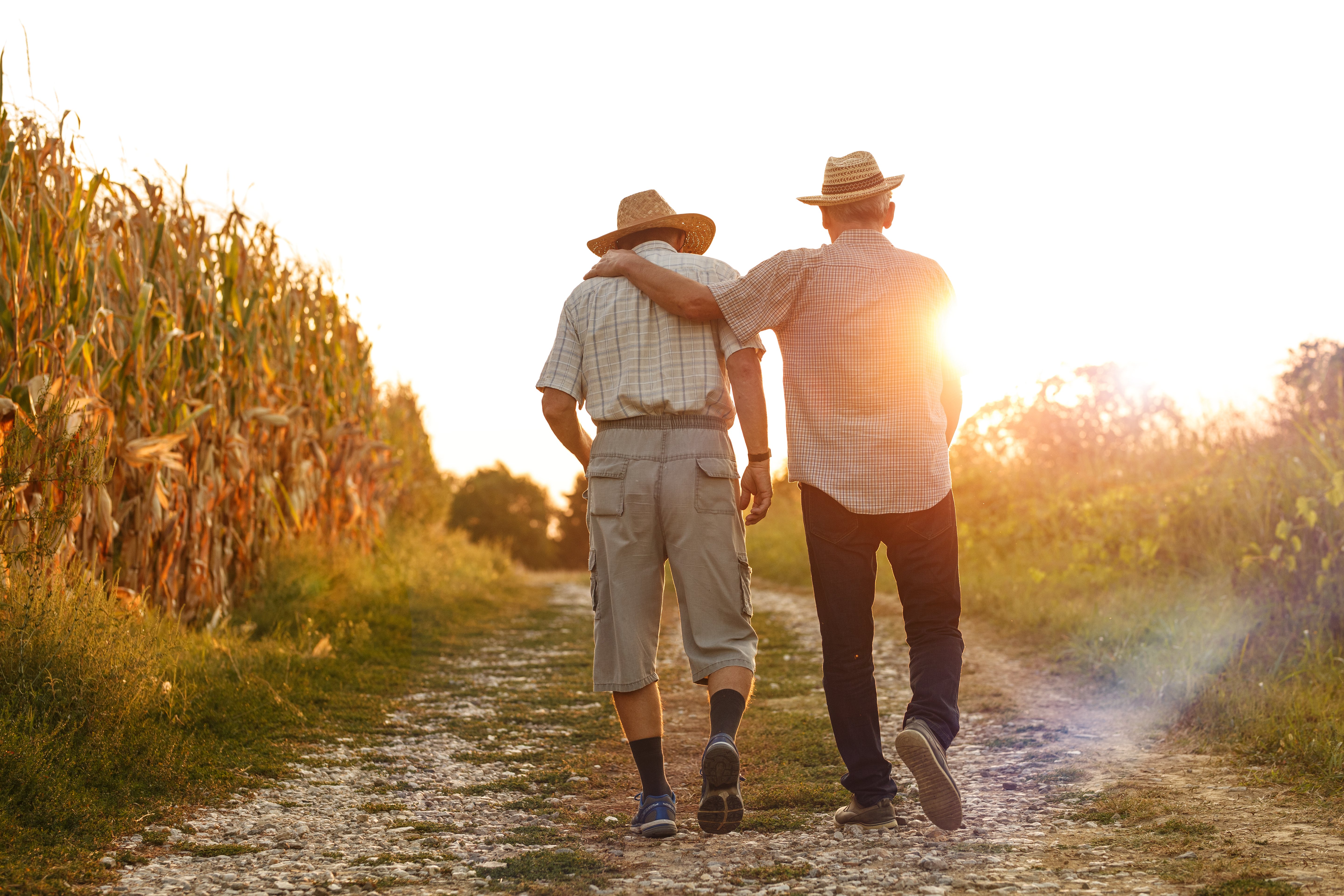 Jacob went to seek advise from his friend Karl about whether he should go to the forest. | Source: Shutterstock