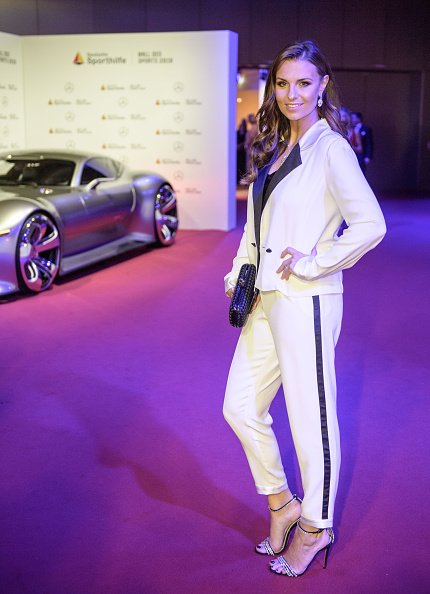 Laura Wontorra, German Sports Gala, 2018 | Quelle: Getty Images
