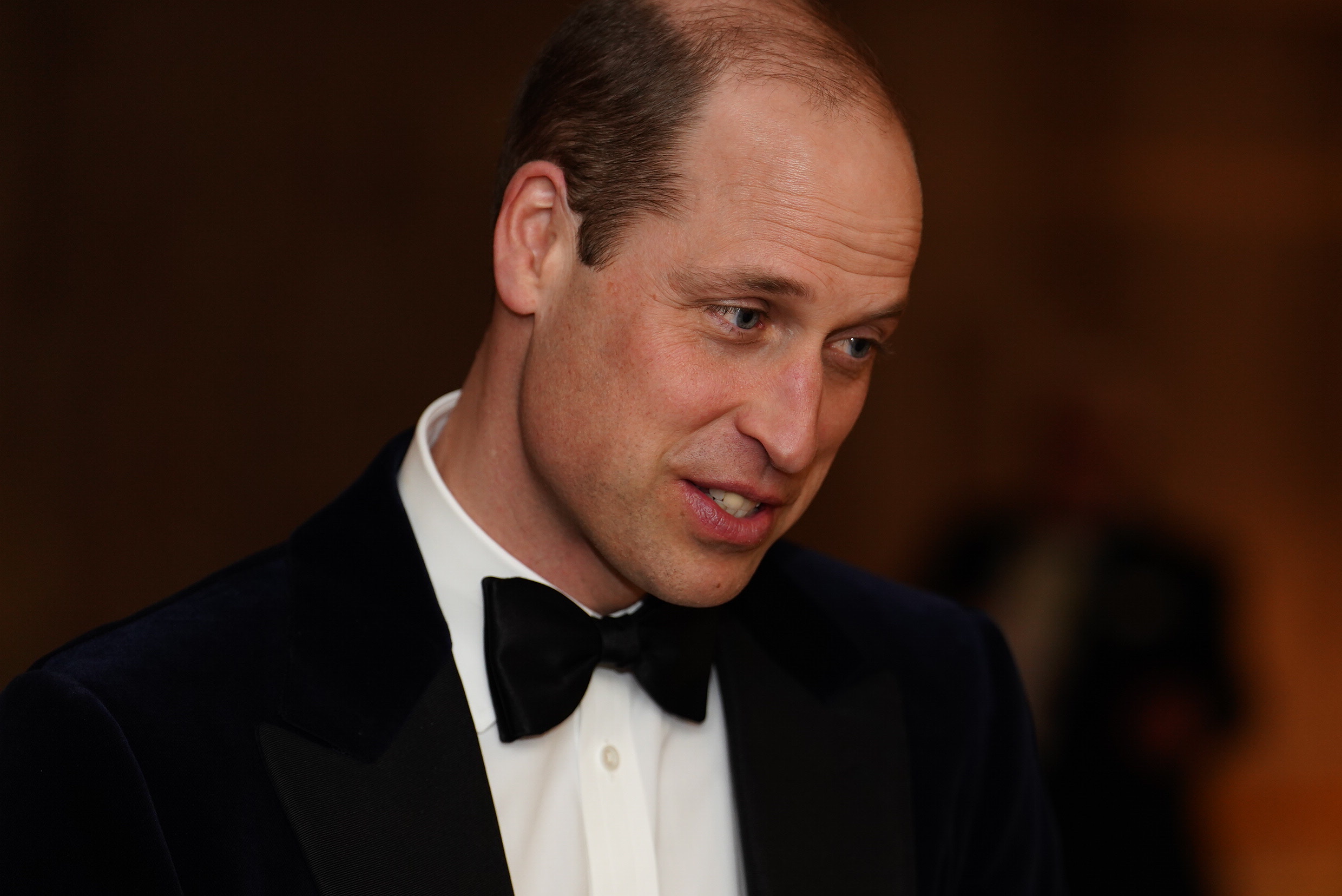 Prince William at the EE BAFTA Film Awards in London, England on February 18, 2024 | Source: Getty Images