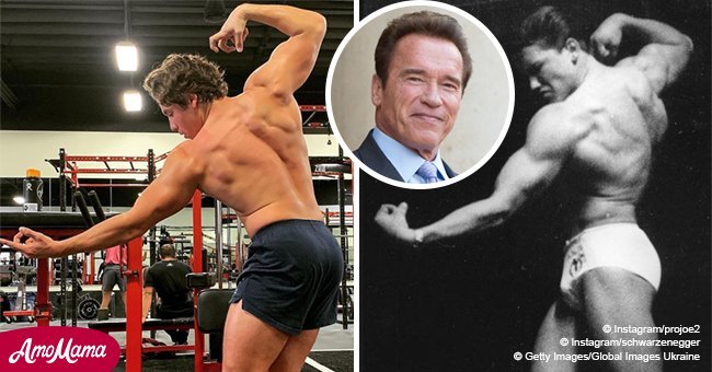 Arnold Schwarzenegger hat einen erwachsenen Sohn, der genau wie sein Vater aussieht