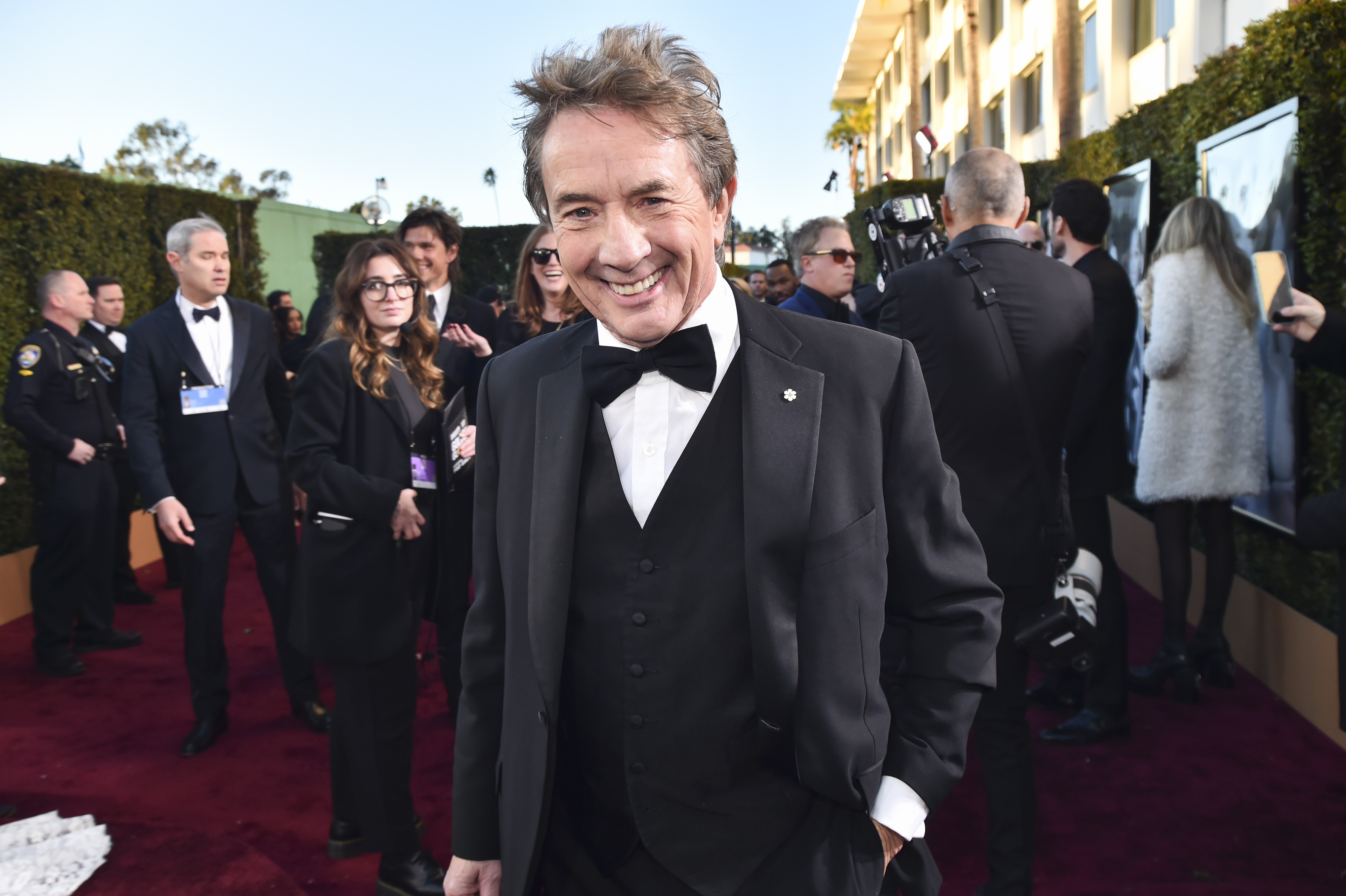 Martin Short attends the 81st Annual Golden Globe Awards at The Beverly Hilton in Beverly Hills, California, on January 7, 2024. | Source: Getty Images