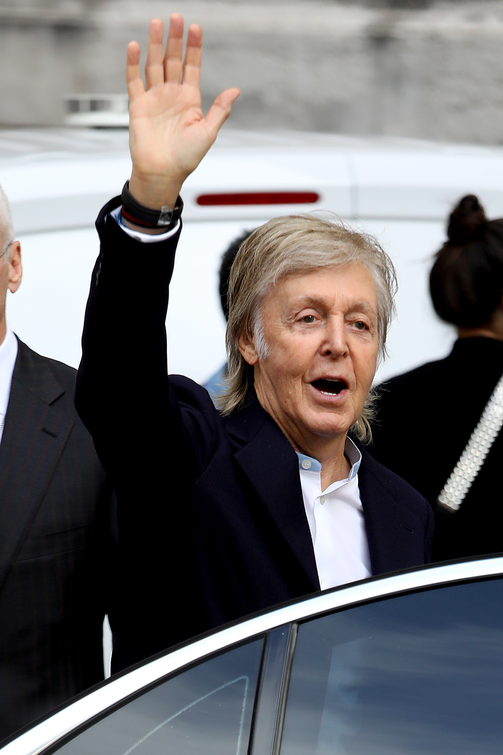 Paul McCartney at the Stella McCartney Womenswear Spring/Summer 2020 show as part of Paris Fashion Week in Paris, France, on September 30, 2019. | Source: Getty Images