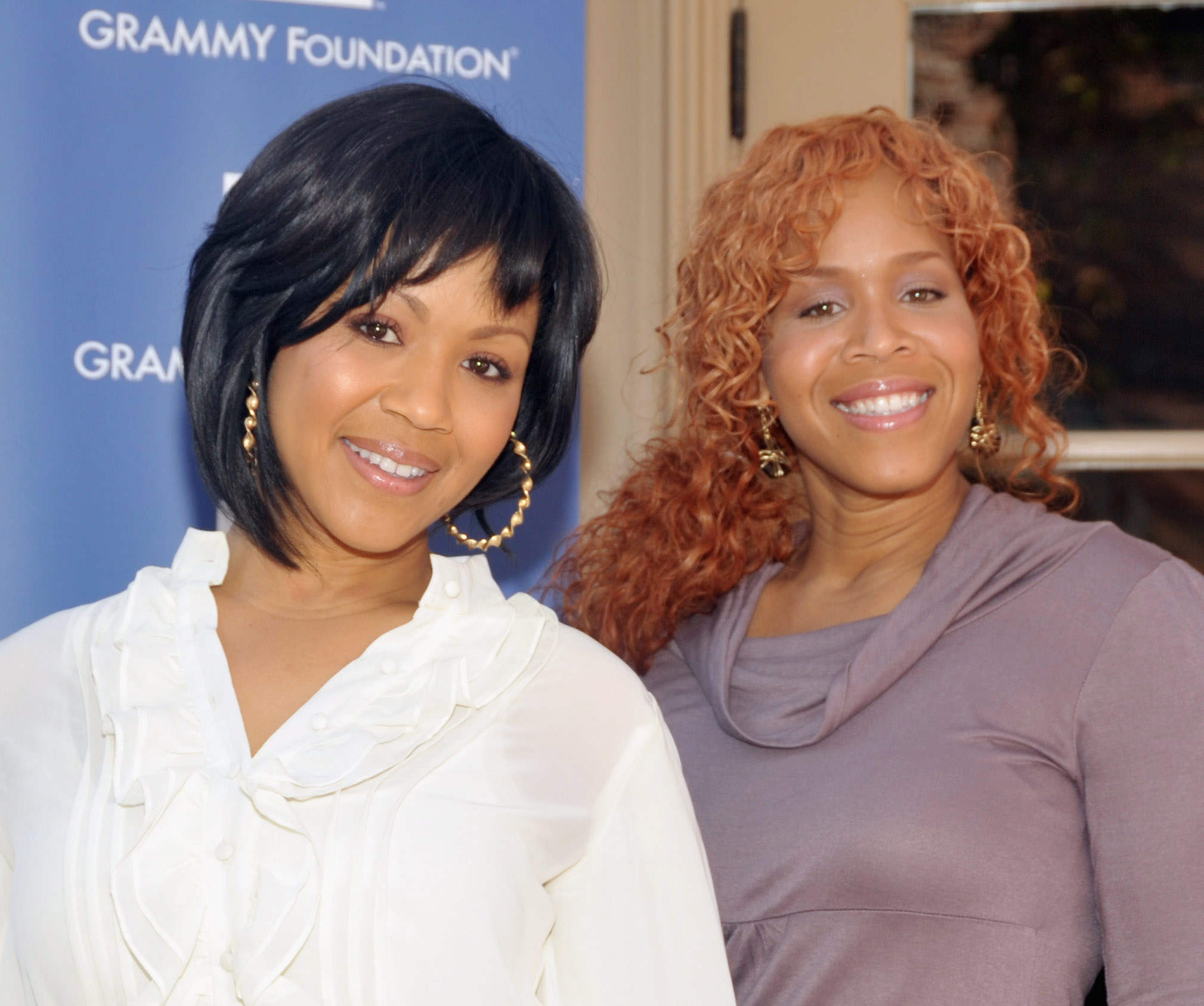 Tina Campbell and Erica Campbell attend the Grammy Career Day at the University of Southern California on February 4, 2009, in Los Angeles, California | Source: Getty Images