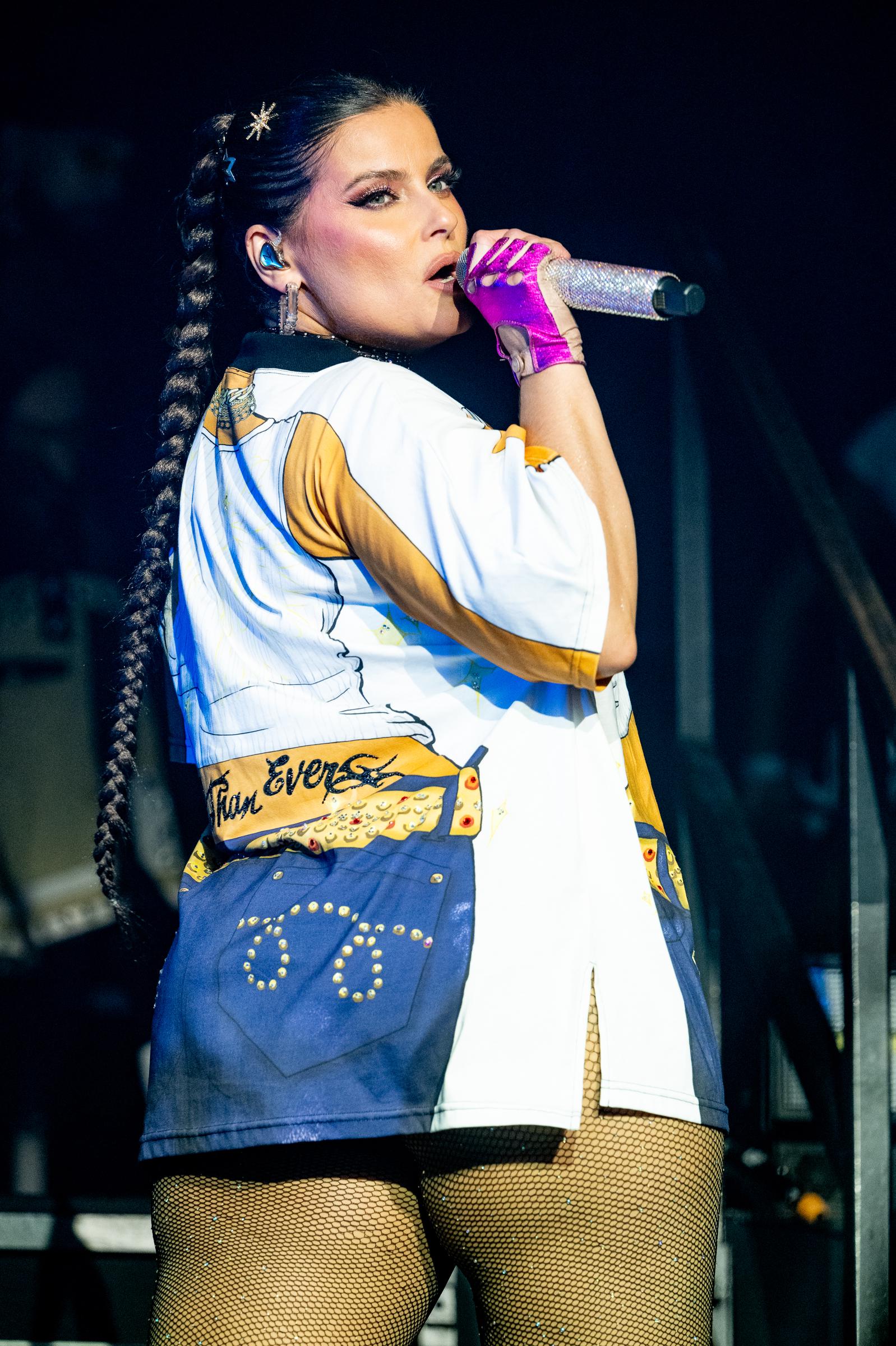 Nelly Furtado during Manchester Pride 2025 on August 24 in England. | Source: Getty Images