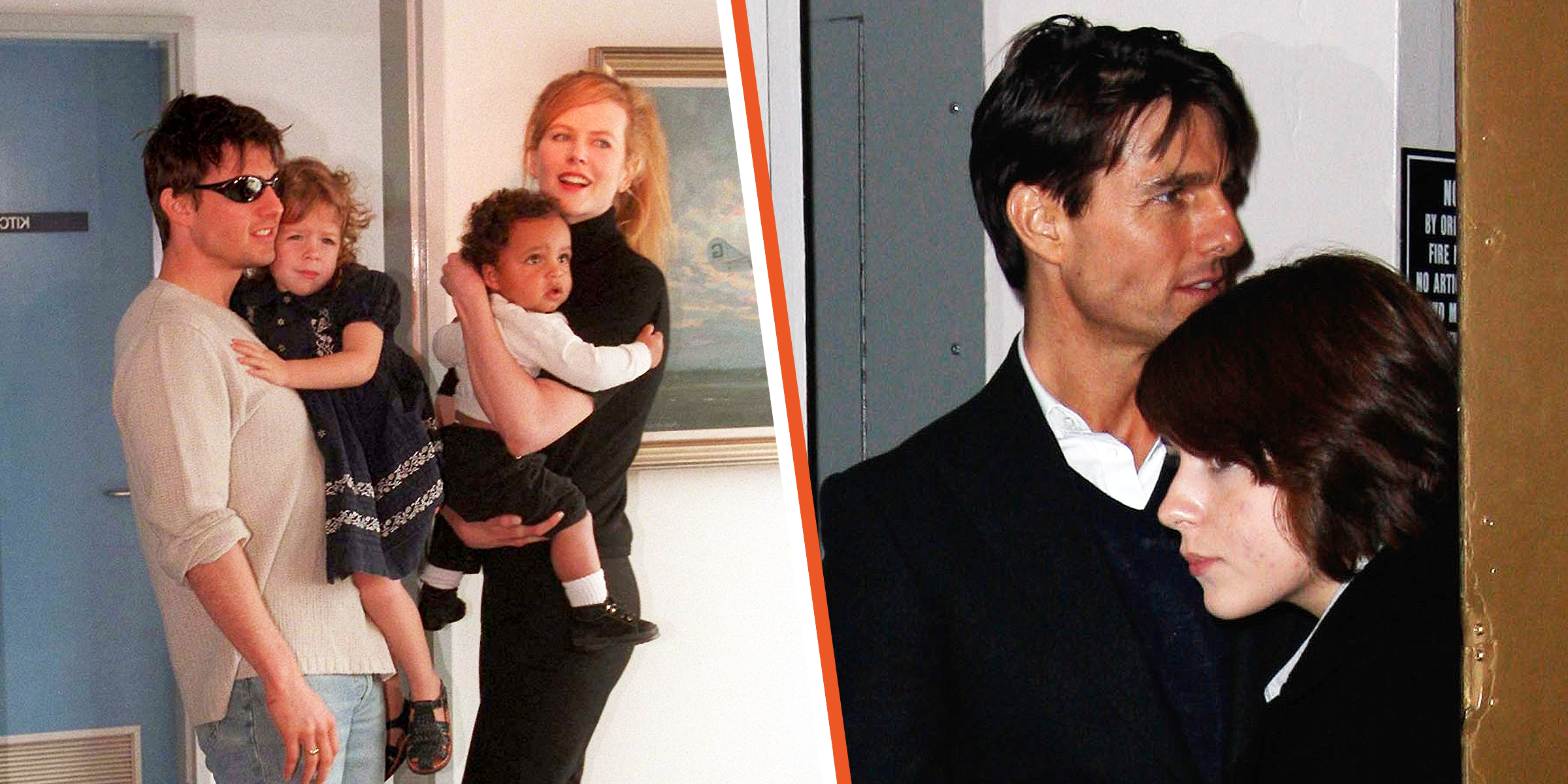 Tom Cruise and Nicole Kidman with their children | Tom and Isabella | Source: Getty Images
