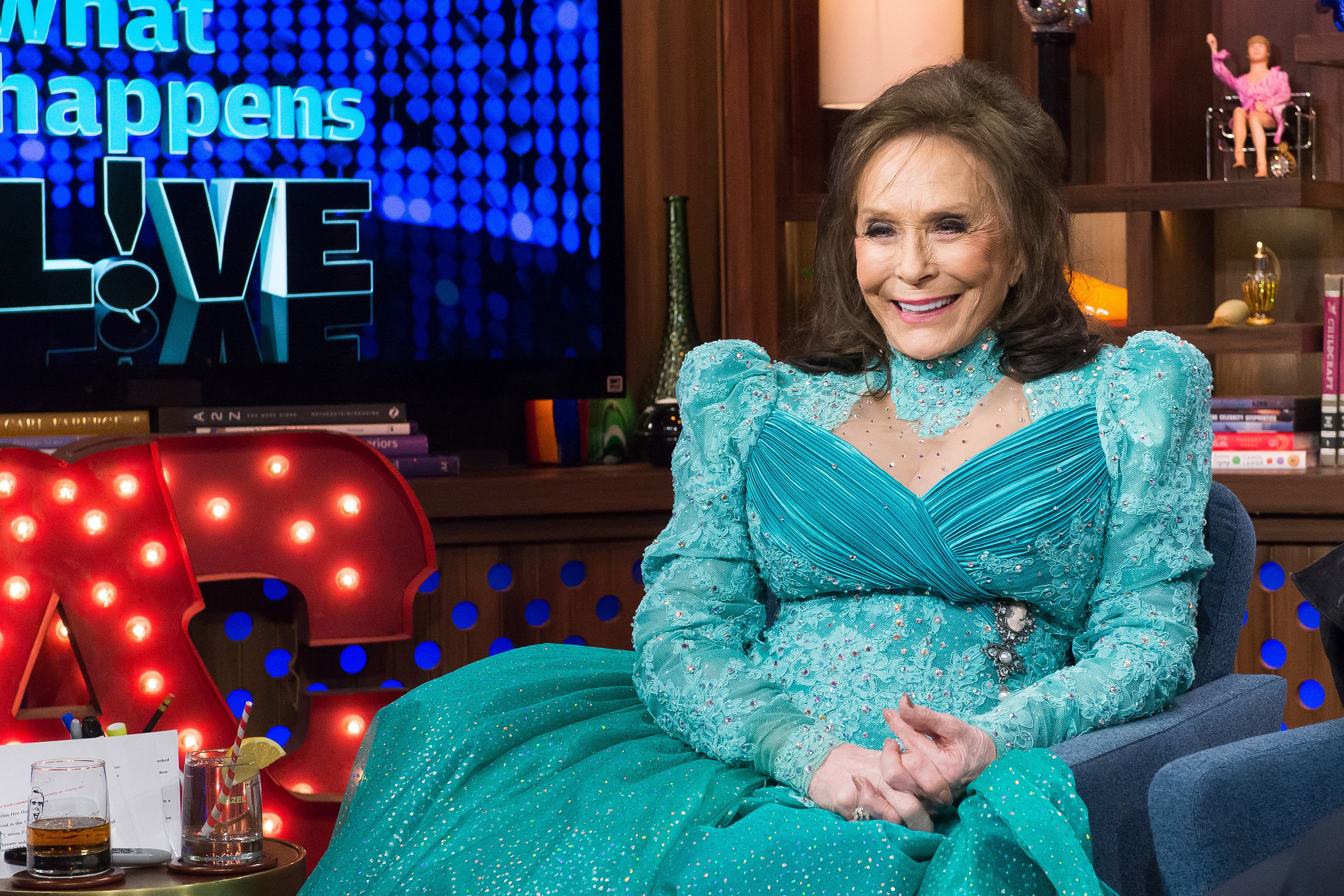 Loretta Lynn on season 13 of "Watch What Happens Live" | Sources: Getty Images