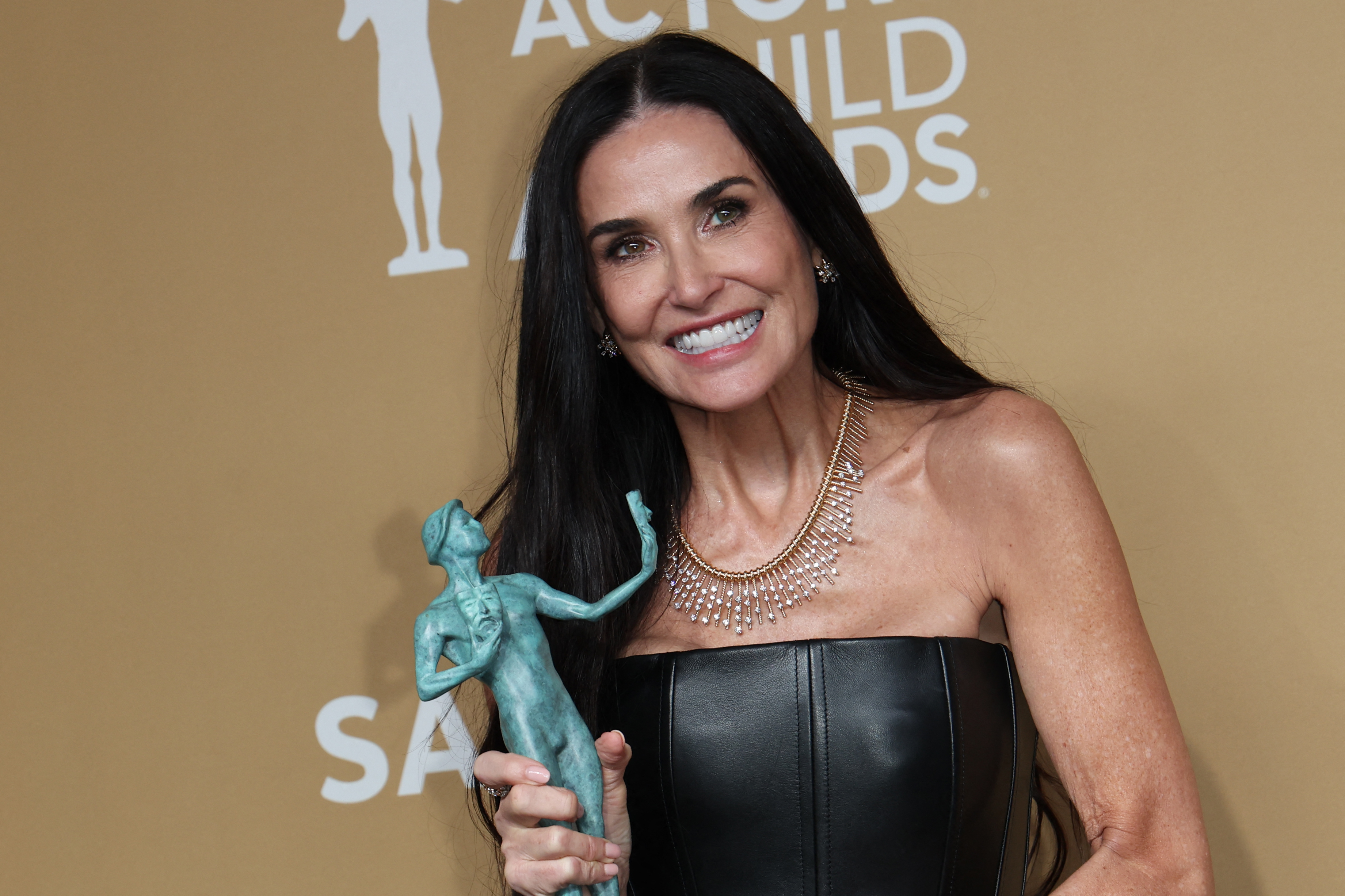 Demi Moore during the 31st Annual Screen Actors Guild Awards on February 23, 2025, in Los Angeles, California. | Source: Getty Images