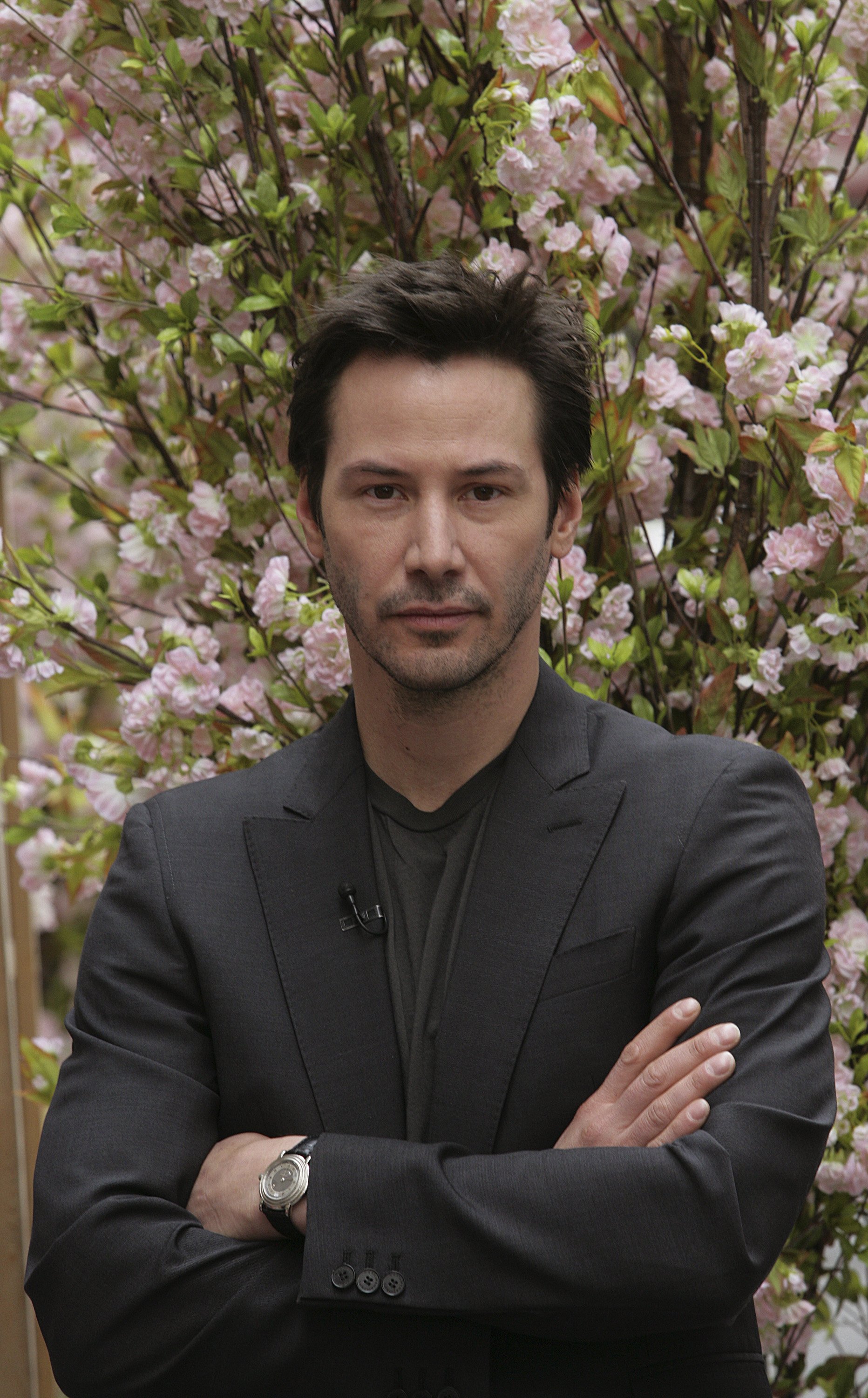 Keanu Reeves on the "Today" to talk about his new movie, "Street Kings" in an unspecified photo. | Source: Getty Images