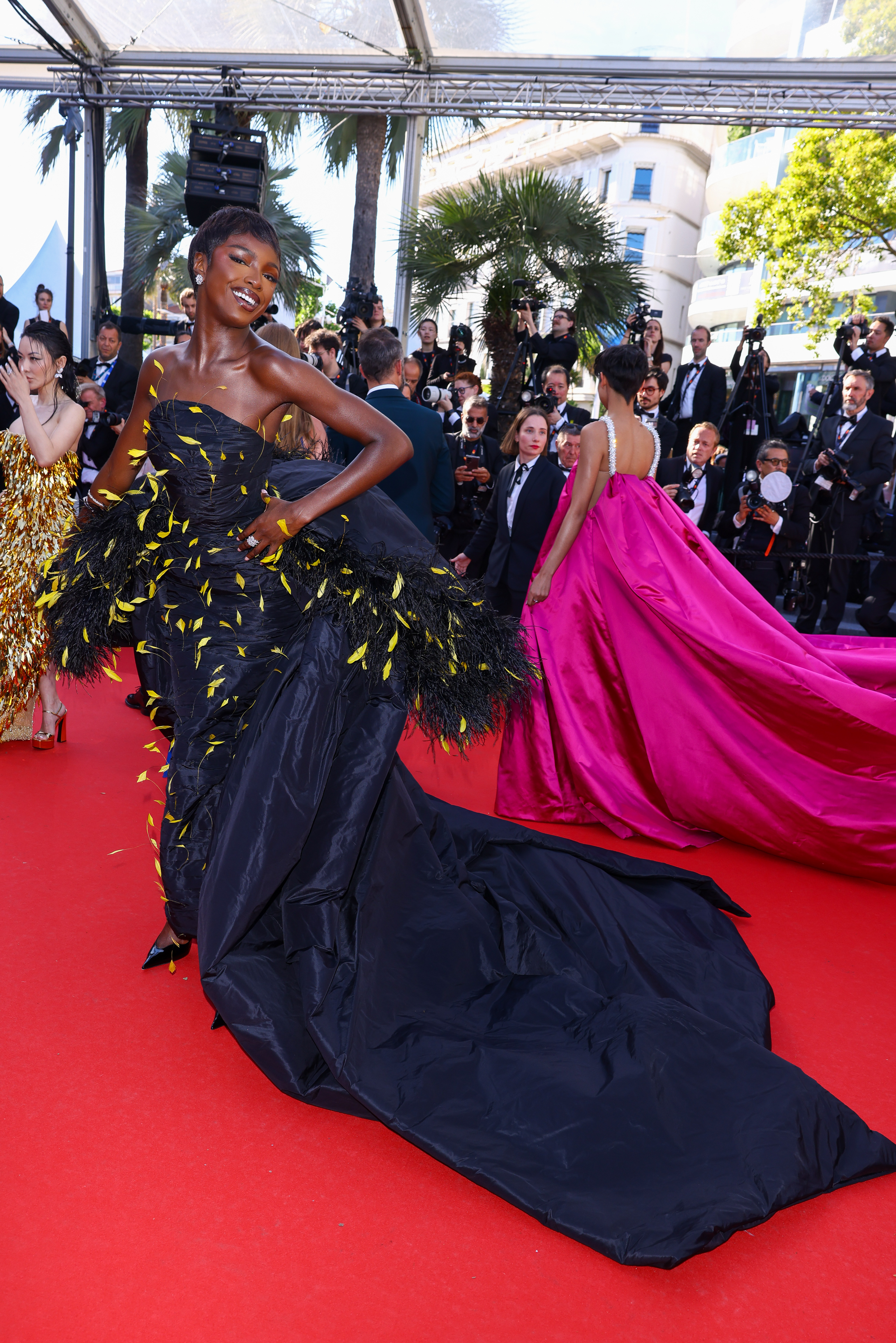 Leomie Anderson attends pictured at the 77th annual Cannes Film Festival on May 21, 2024, in Cannes, France. | Source: Getty Images