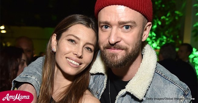 Justin Timberlake's wife shares rare family photo with their child