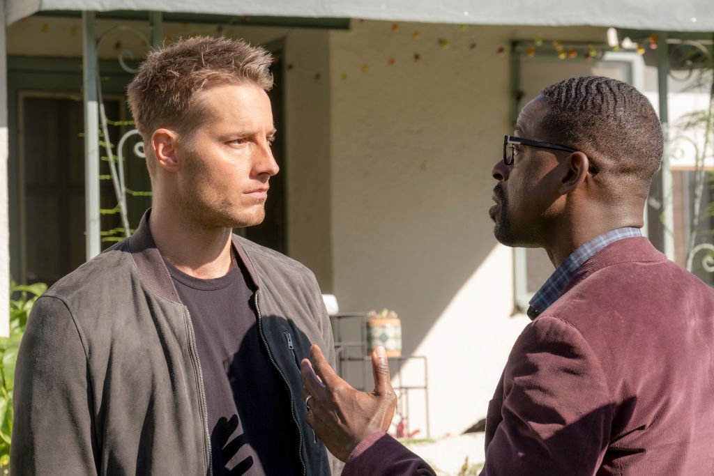 "This Is Us"- "Strangers: Part Two" Episode 418 --Justin Hartley as Kevin, Sterling K. Brown as Randall | Photo: GettyImages
