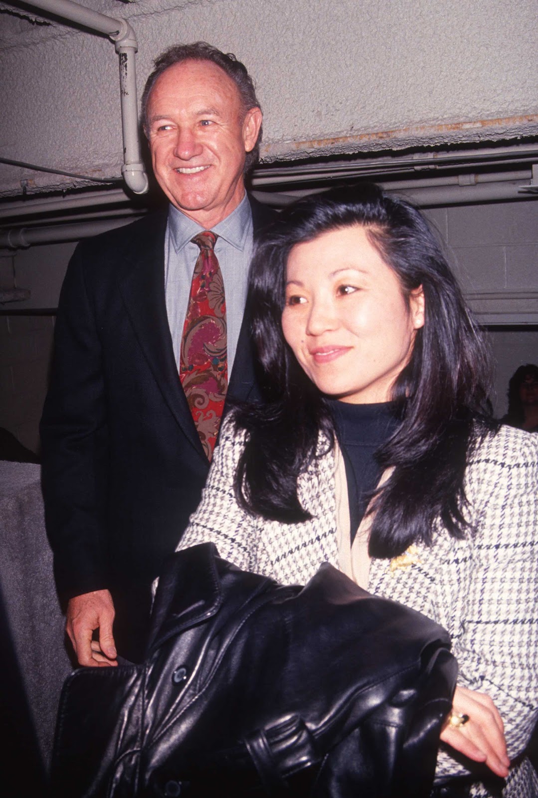 Gene Hackman and Betsy Arakawa at the DW Griffith Awards on February 24, 1992, in New York | Source: Getty Images