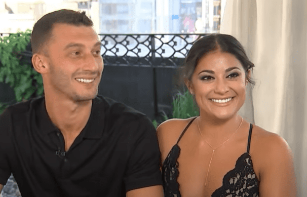 "90 Day Fiancé" stars Loren and Alexi Brovarnik chat with Access. | Source: YouTube/Access 