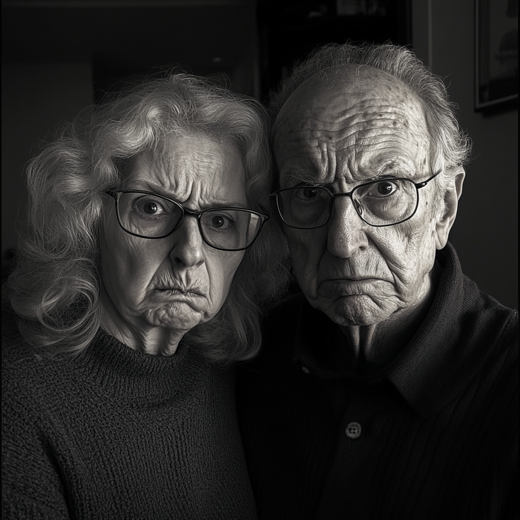 An angry older couple | Source: Midjourney