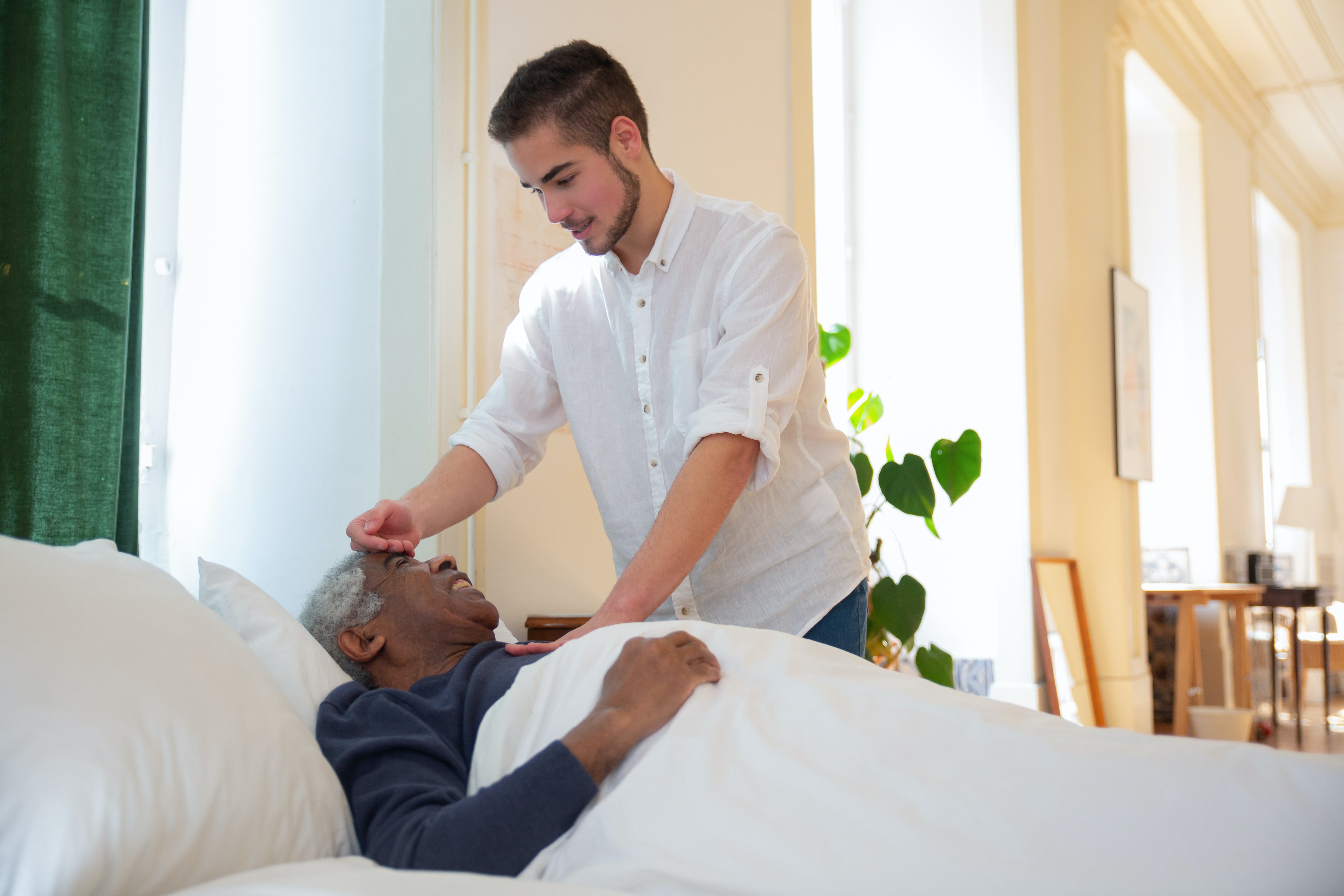 Chuck was happy in his job working with the elderly. | Source: Pexels