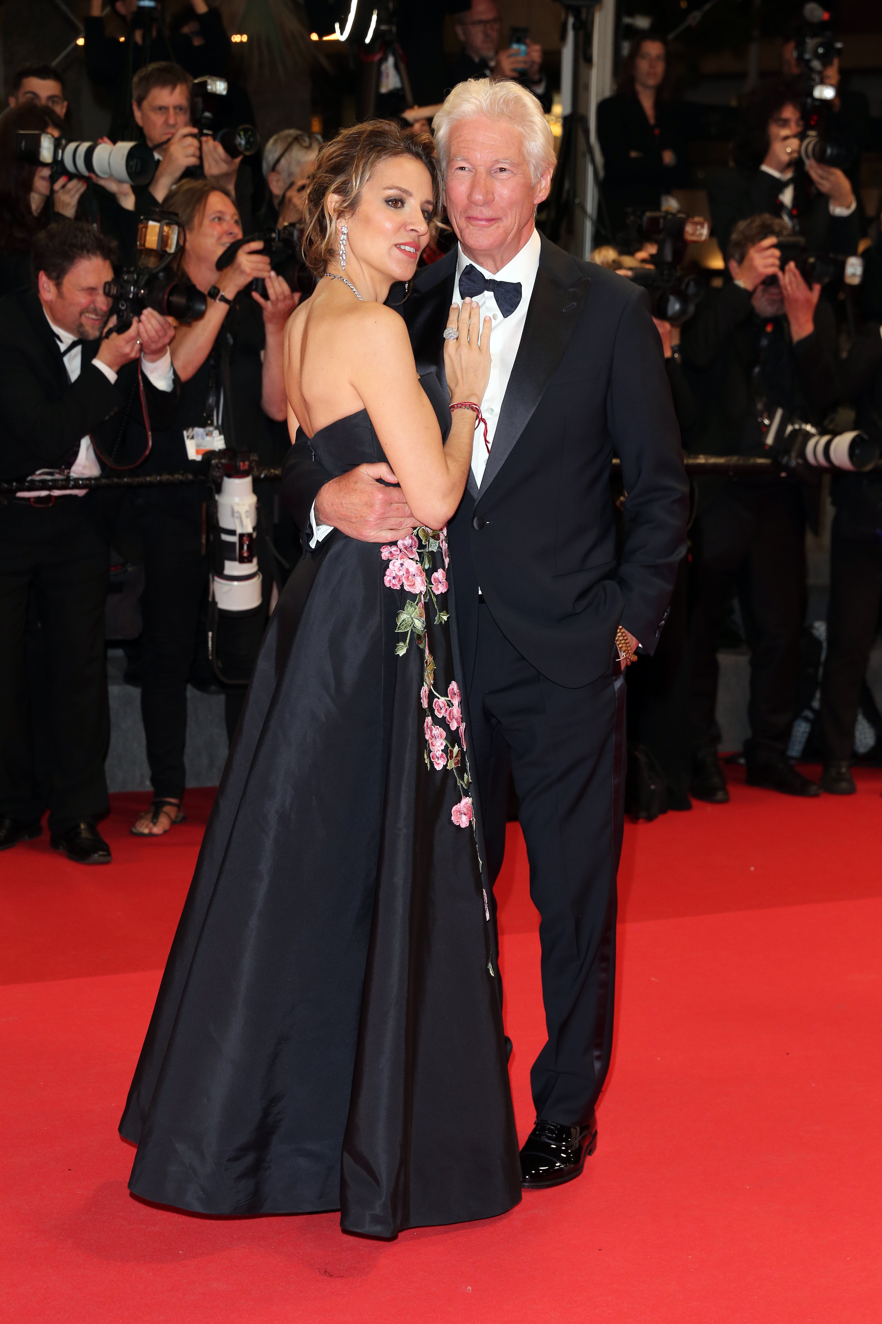 Alejandra Silva and Richard Gere at the Cannes Film Festival in 2024 | Source: Getty Images