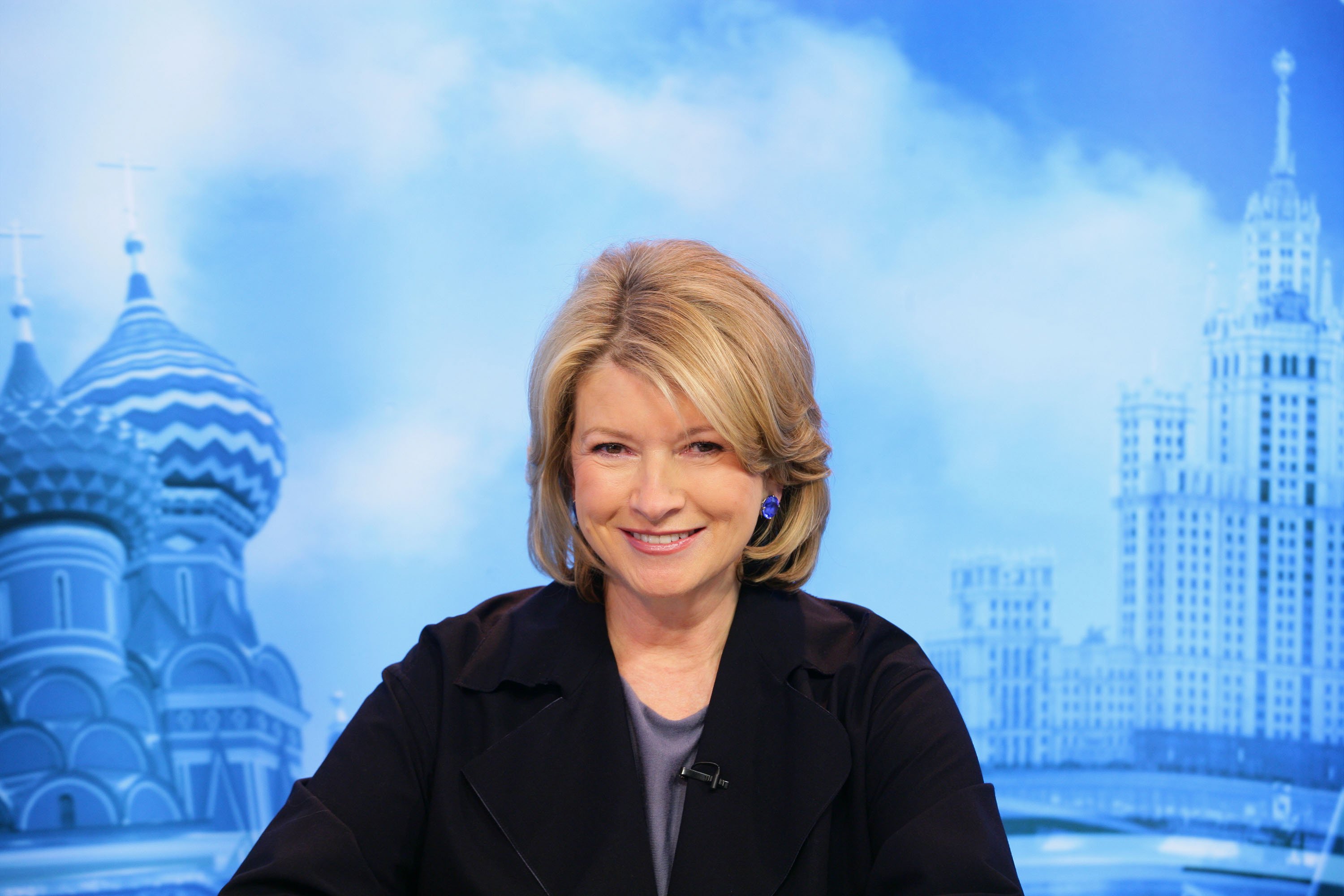 Martha Stewart poses during an interview with Bloomberg News in Moscow, Russia, on Tuesday, April 10, 2007. | Source: Getty Images