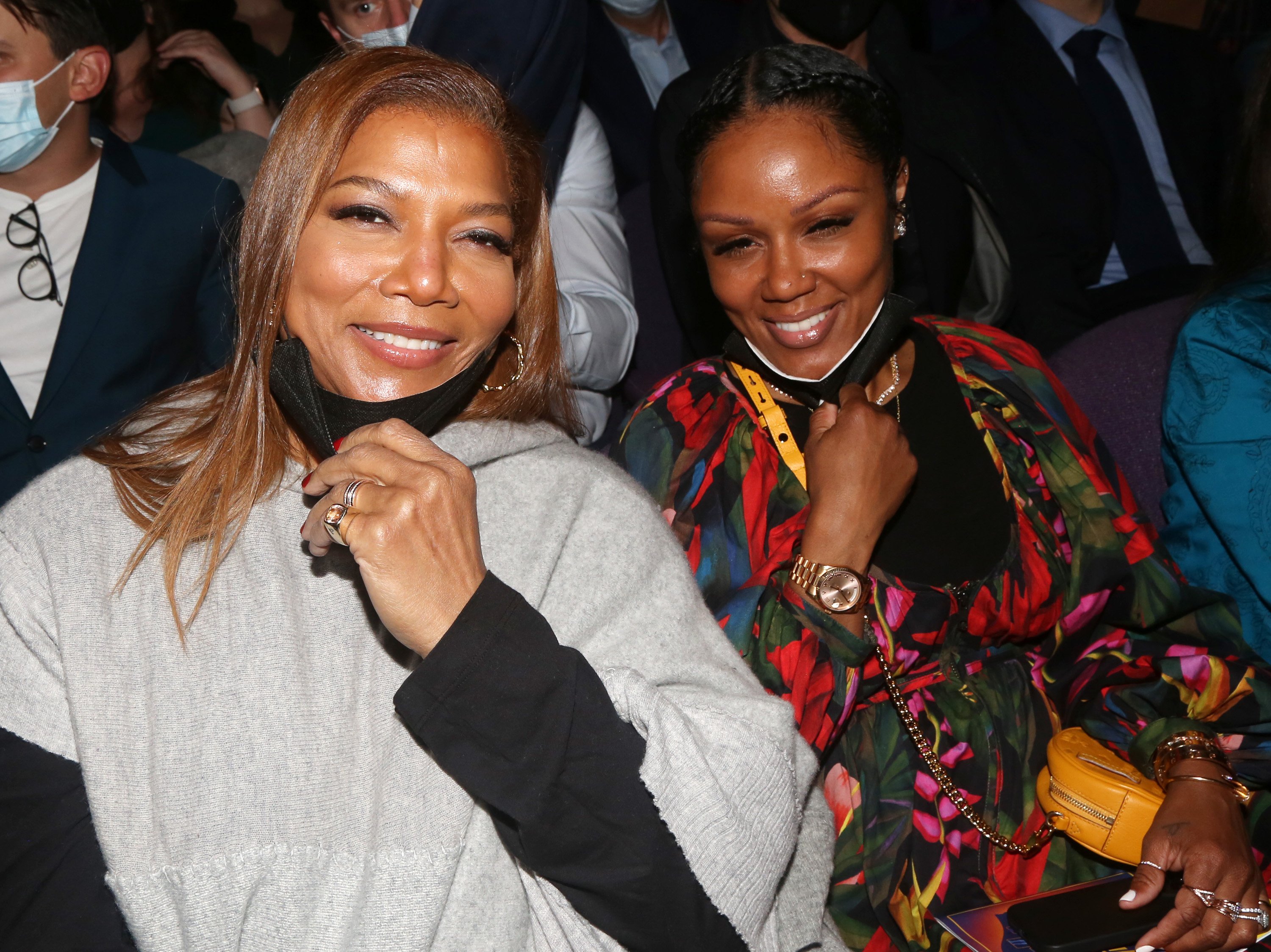 Eboni Nichols and Queen Latifah at the opening night of "Strange Loop" in New York on April 26, 2022 | Source: Getty Images 