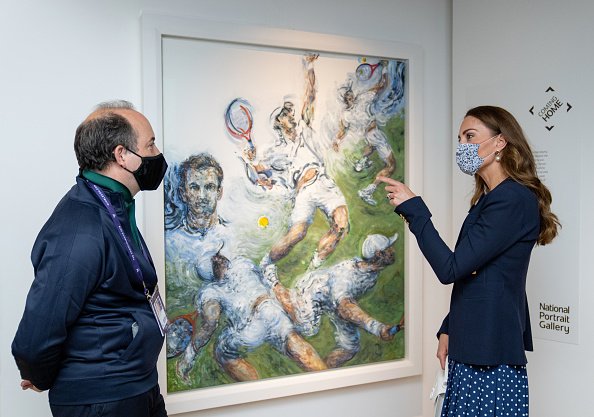 Catherine, duchesse de Cambridge, assiste aux championnats de tennis de Wimbledon. Photo : Getty Images