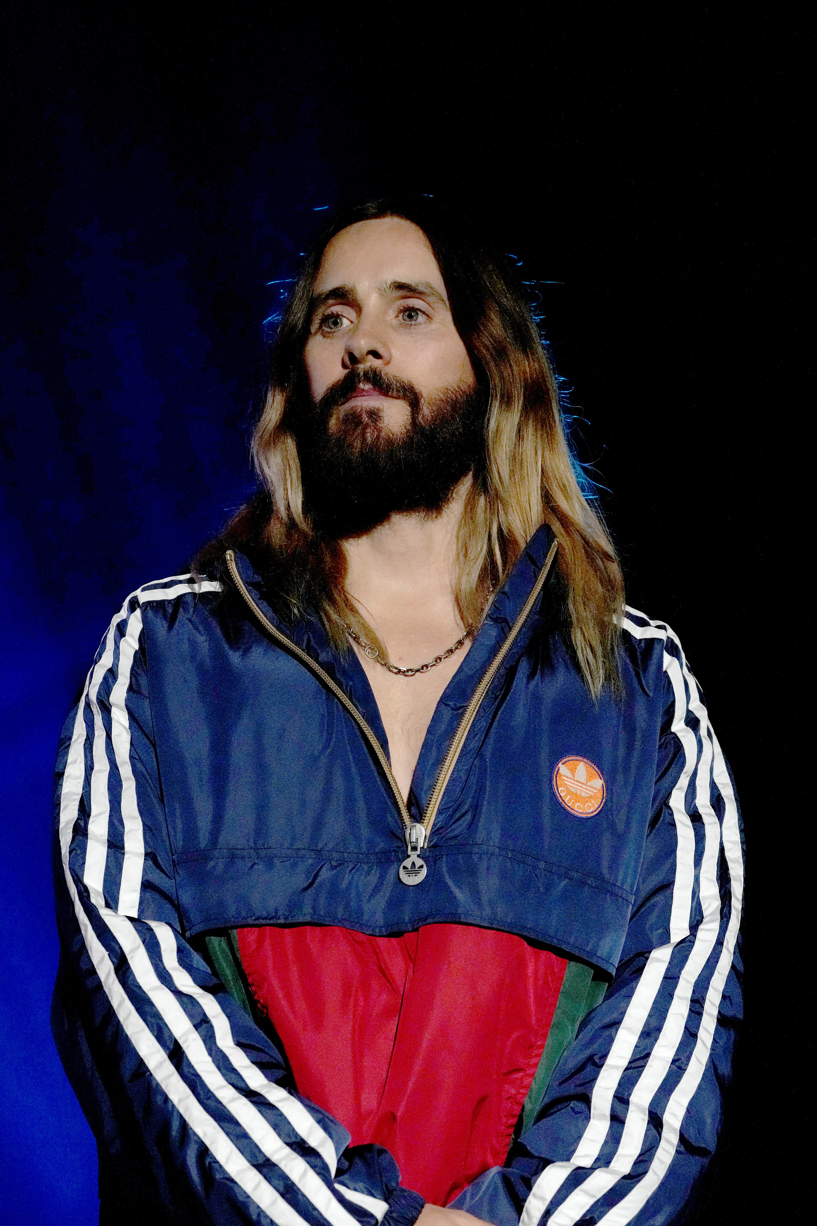 Jared Leto onstage at the 2023 iHeartRadio ALTer EGO on January 14, 2023, in Inglewood, California. | Source: Getty Images