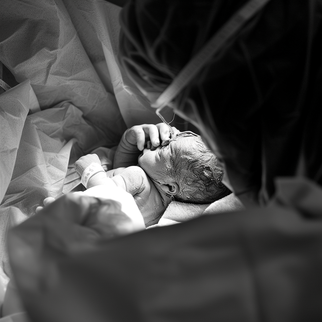 A newborn baby | Source: Midjourney