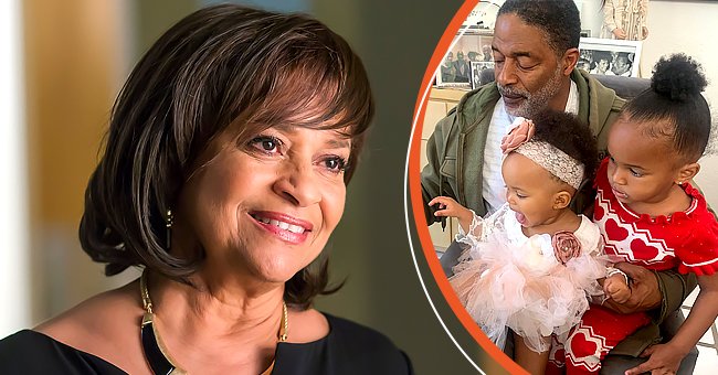Left: Debbie Allen as Catherine Fox on ABC’s ‘Grey’s Anatomy.’ | Photo: Getty Images. Right: Allen's husband and granddaughters | Photo: Instagram/therealdebbieallen