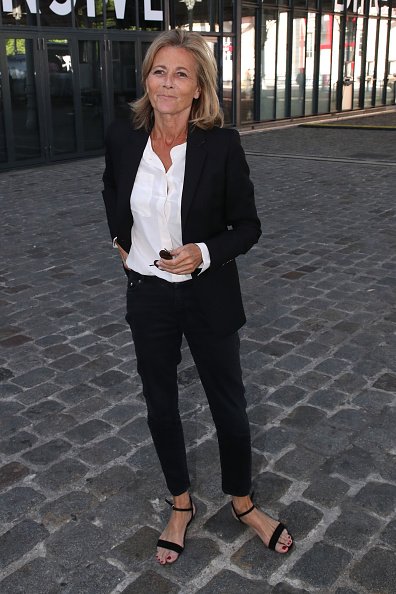 Claire Chazal assiste à la soirée d'ouverture de l'exposition "Jam Capsule.| Getty Images