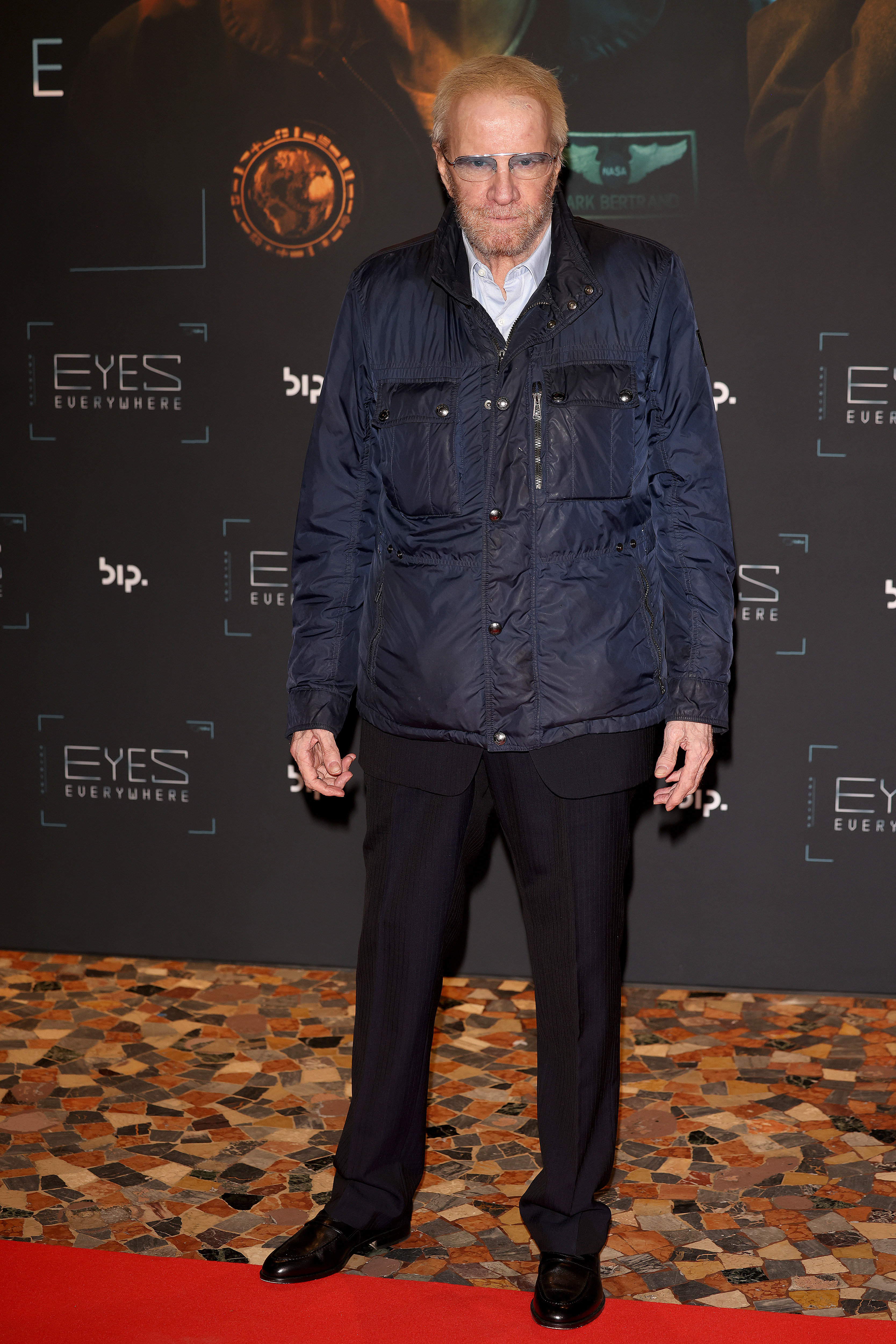 The actor at the "Eyes Everywhere" premiere on March 17, 2025, in Rome, Italy. | Source: Getty Images