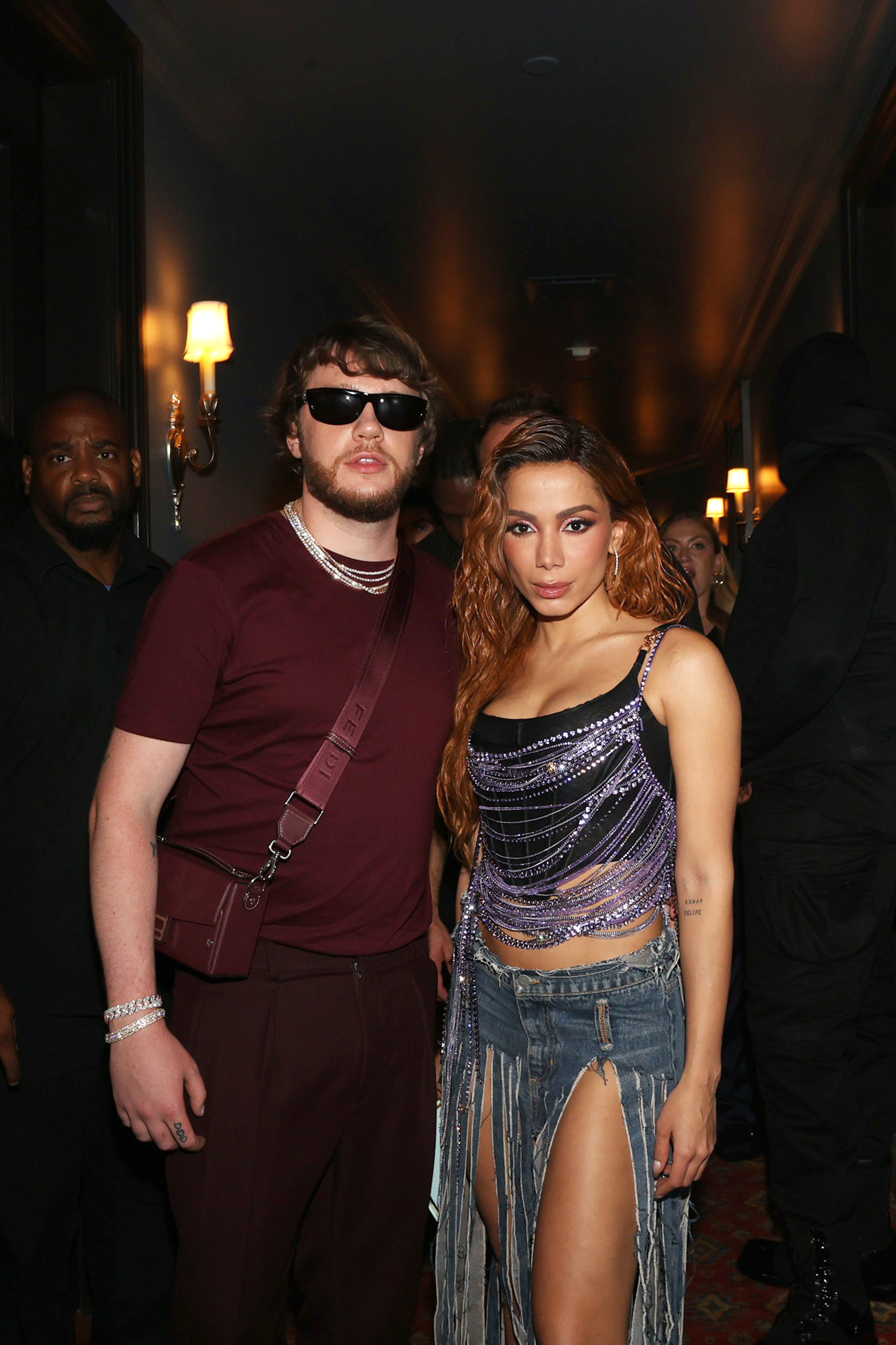 Murda Beatz and Anitta attend Offset X Code Single Release Party on August 28, 2022, in New York City. | Source: Getty Images