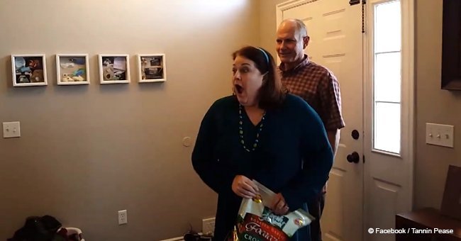 Video captured woman's reaction at daughter-in-law's pregnancy news