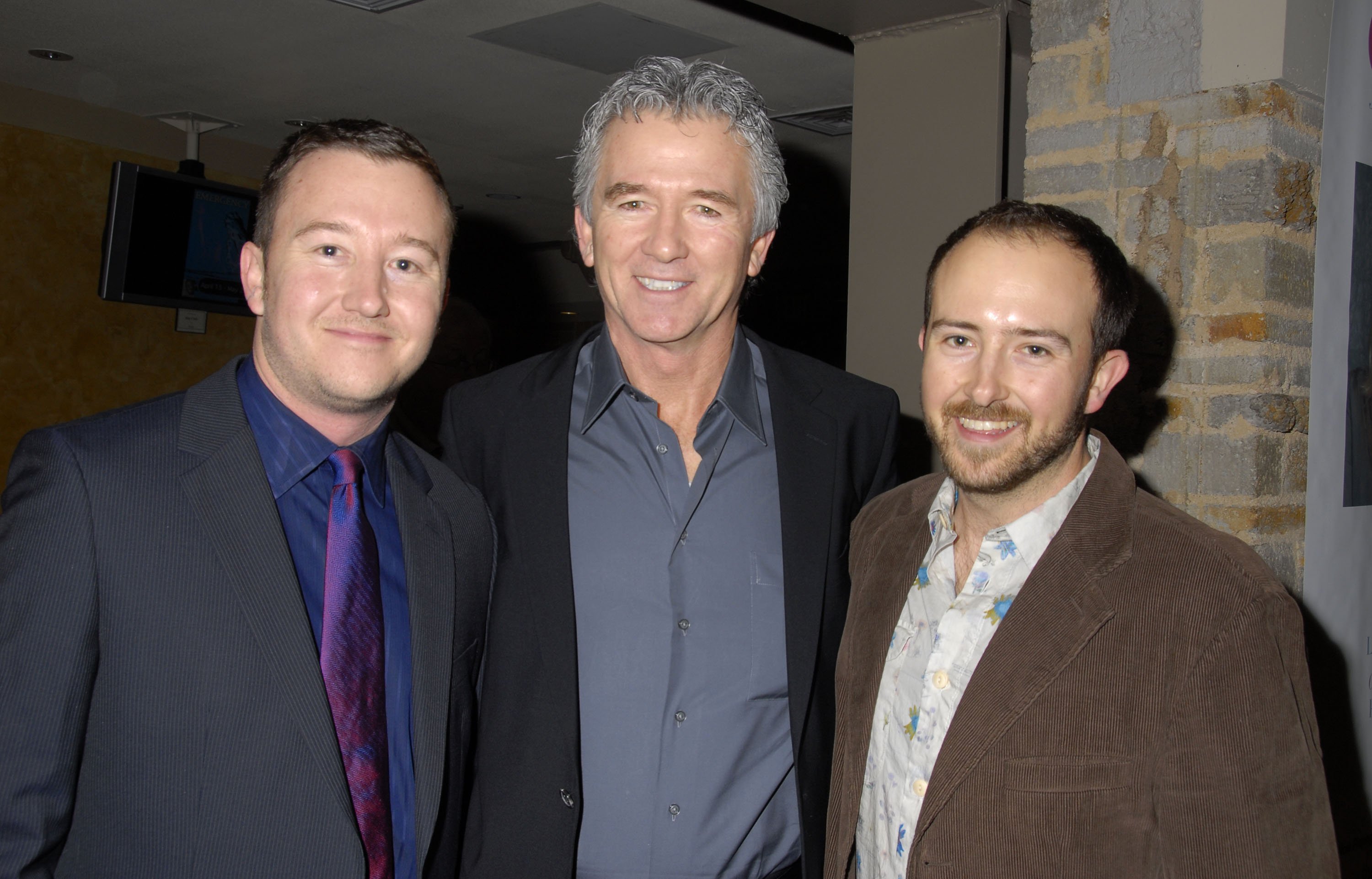 Actor Patrick Duffy and his sons Padriac Duffy and Conor Duffy at the opening night of Joan Rivers: A Work in Progress By A Life in Progress which took place at the Geffen Playhouse on February 13, 2008 in Los Angeles, California. | Source: Getty Images