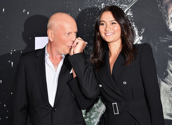 Bruce Willis and Emma Heming at the "Glass" premiere in New York City on January 15, 2019 | Photo: Getty Images.