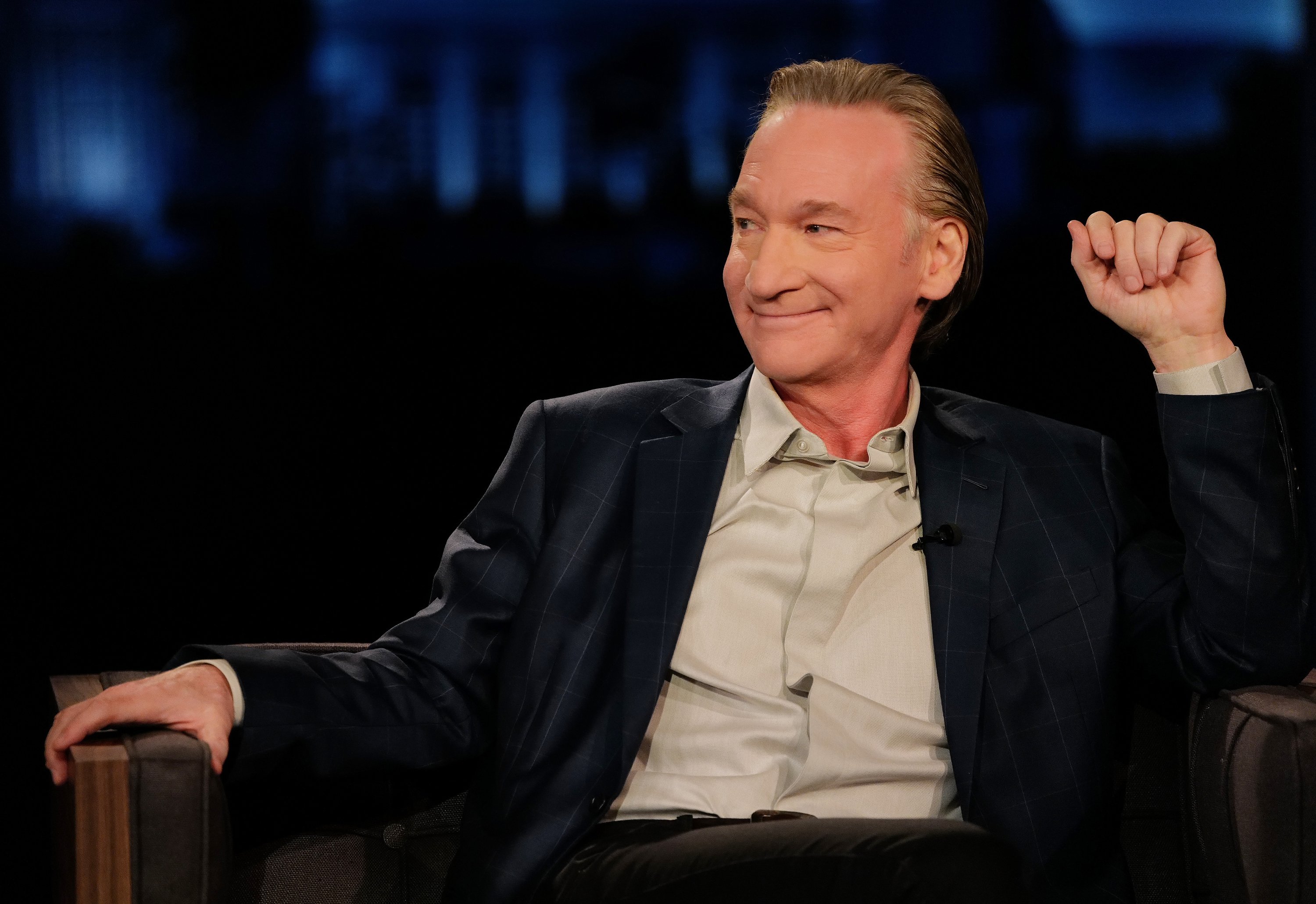 Bill Maher on "Jimmy Kimmel Live!" on October 26, 2020 | Source: Getty Images