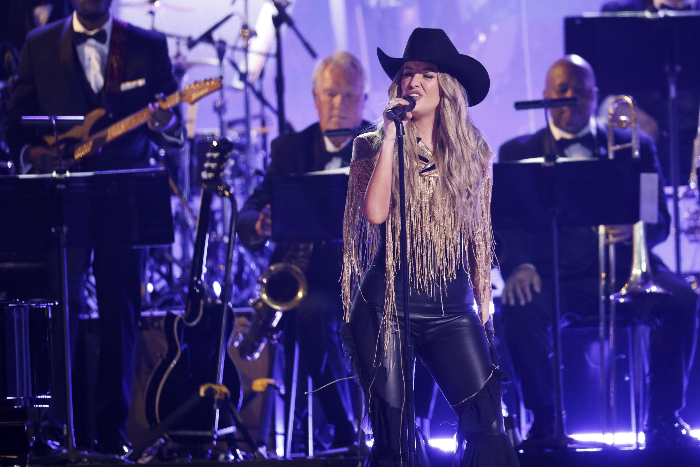 Lainey Wilson performing at The 67th Annual Grammy Awards at Crypto.com Arena on February 2, 2025, in Los Angeles, California. | Source: Getty Images