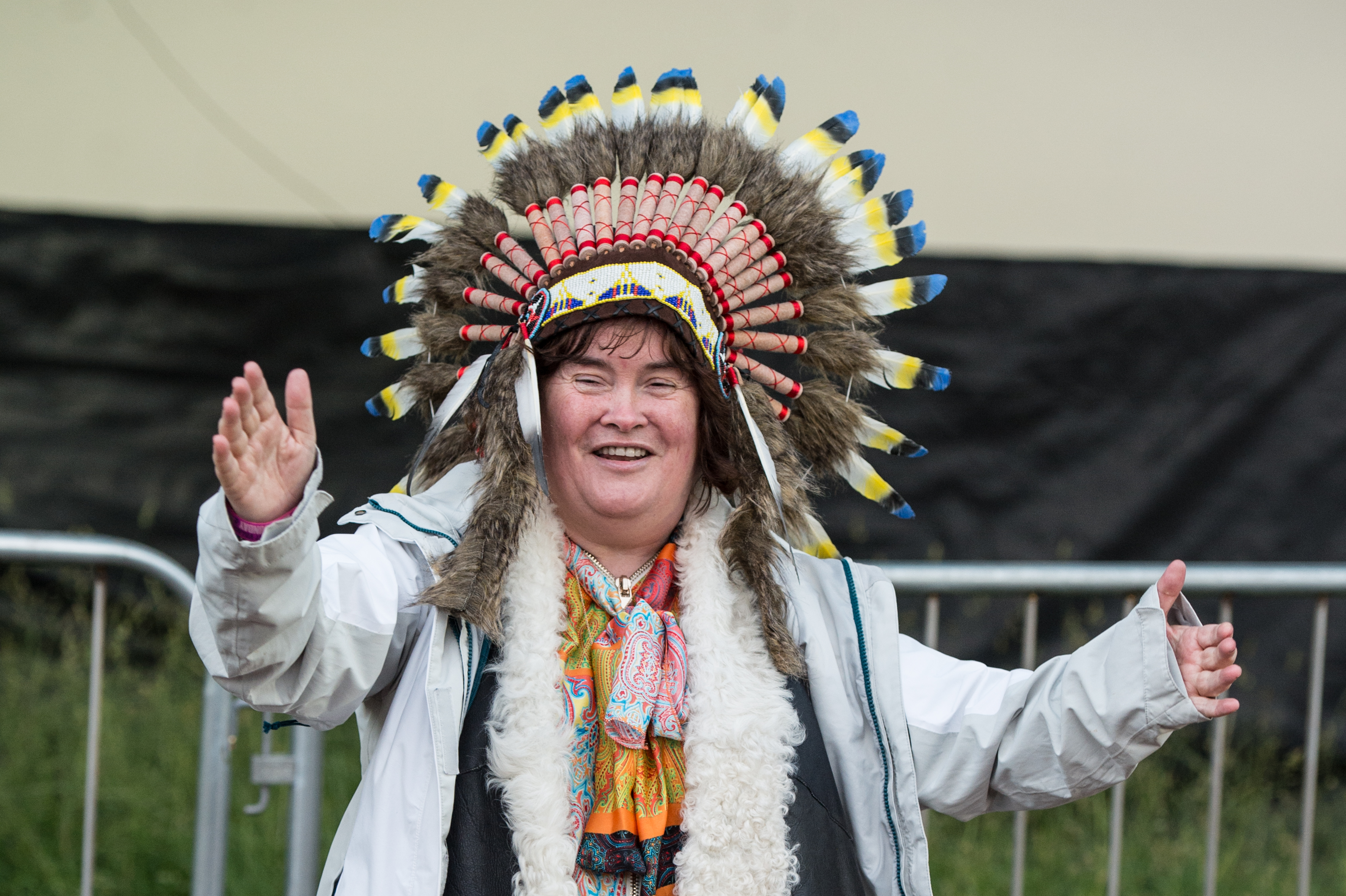 Susan Boyle attends "T In The Park - Day 3" on July 12, 2015 in Perth, Scotland | Source: Getty Images