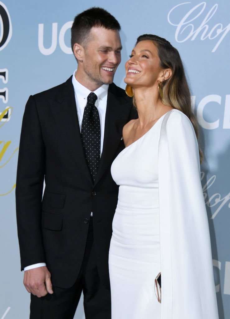 Tom Brady and Gisele Bundchen share a laugh as they arrived at the Hollywood For Science Gala on February 21, 2019, in Los Angeles, California | Source: Getty Images (Photo by Jon Kopaloff/FilmMagic)