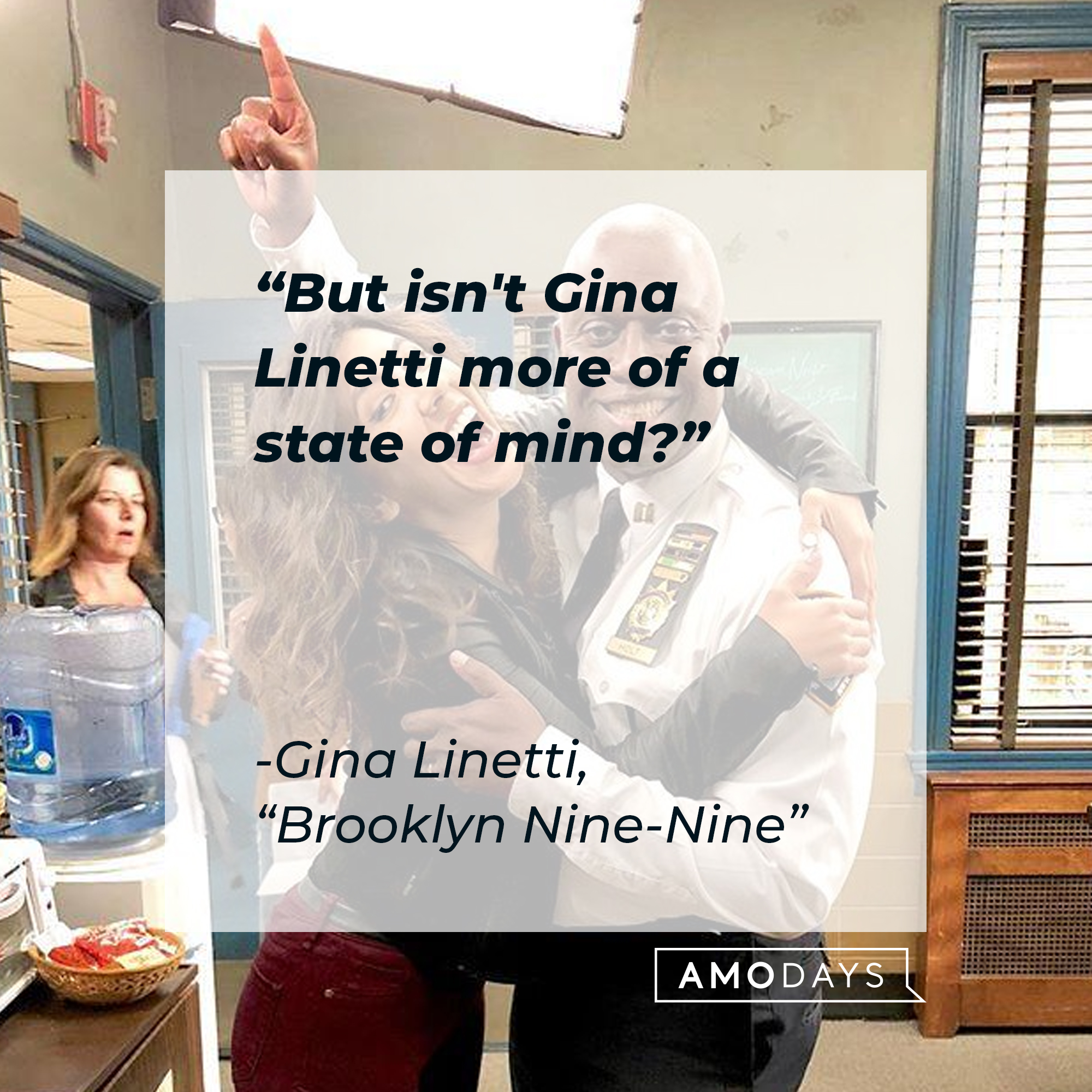 Gina Linetti with her quote: "But isn't Gina Linetti more of a state of mind?" | Source: Facebook.com/BrooklynNineNine