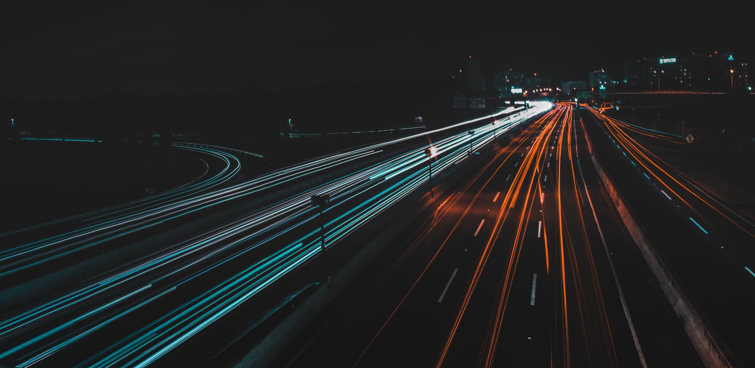 Time-lapse shot of a highway. | Source: Unsplash