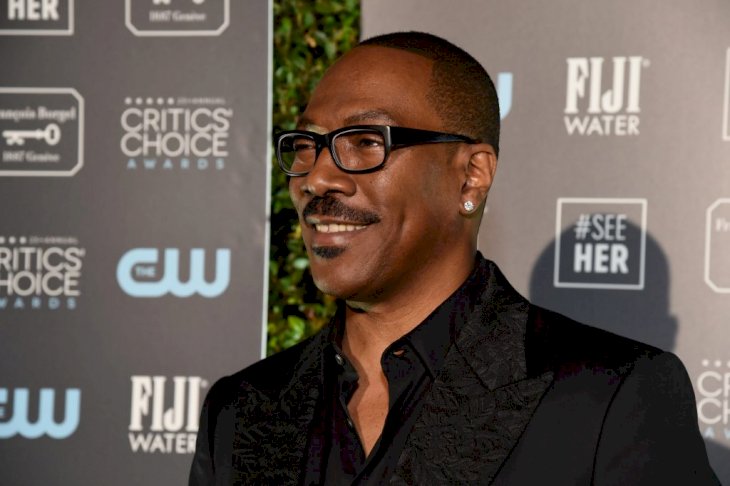Eddie Murphy at the 25th Annual Critics' Choice Awards at Barker Hangar on January 12, 2020 in Santa Monica, California. | Photo by Michael Kovac/Getty Images for Champagne Collet