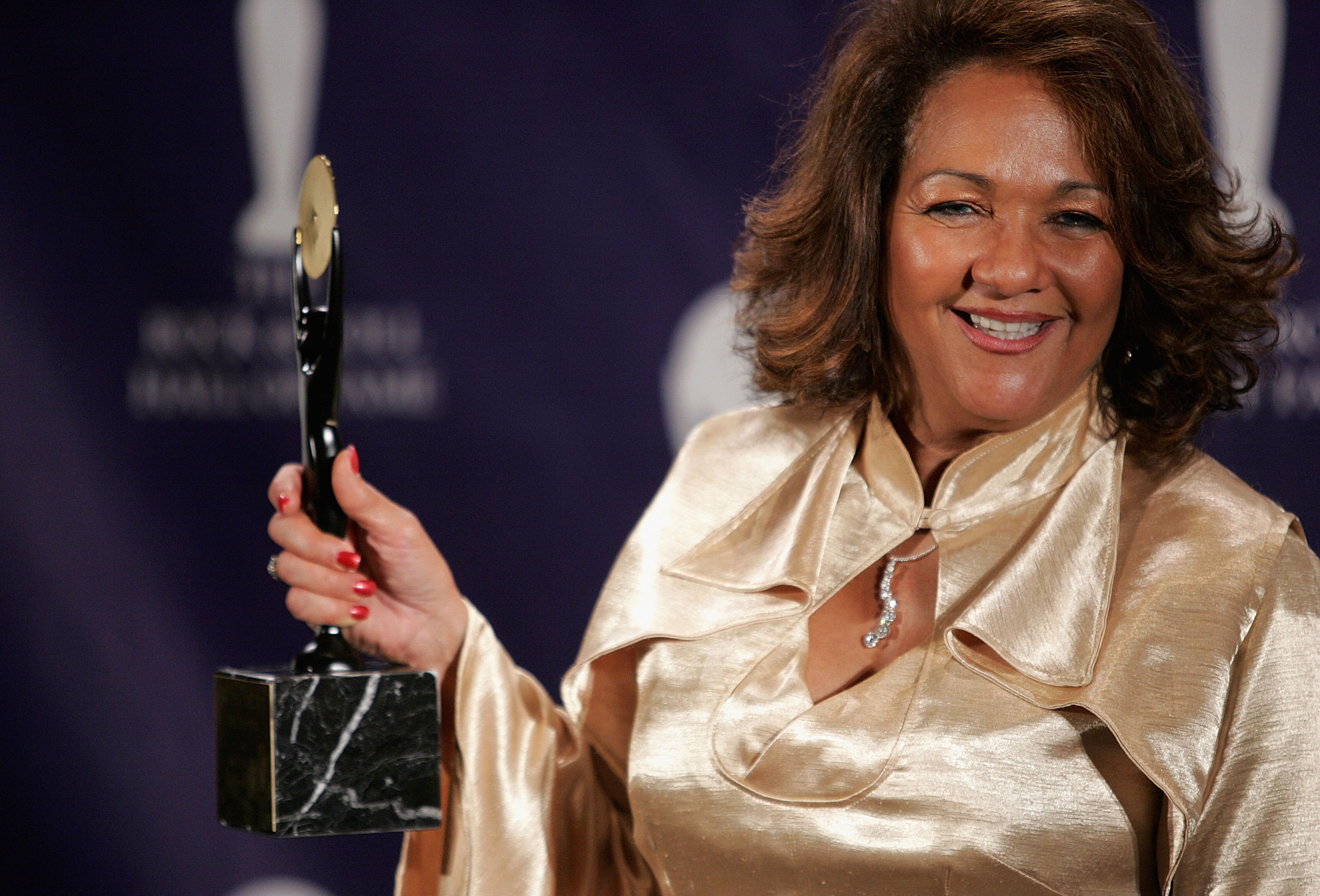Nedra Talley poses in the press room at the 22nd annual Rock and Roll Hall of Fame Induction Ceremony on March 12, 2007 in New York City | Source: Getty Images