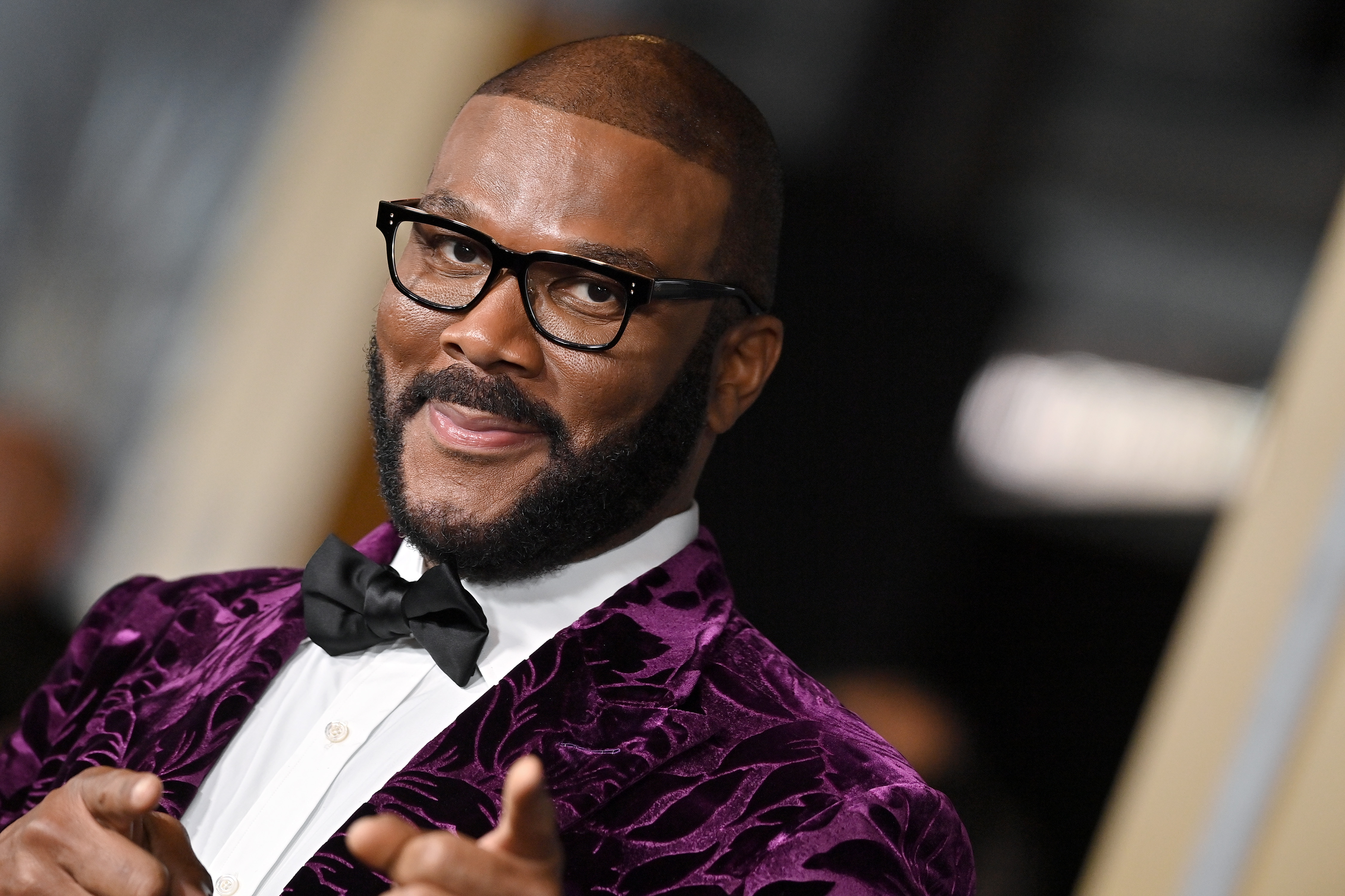 Tyler Perry attends the premiere of "Black Panther 2: Wakanda Forever" at Dolby Theatre on October 26, 2022 in Hollywood, California | Source: Getty Images