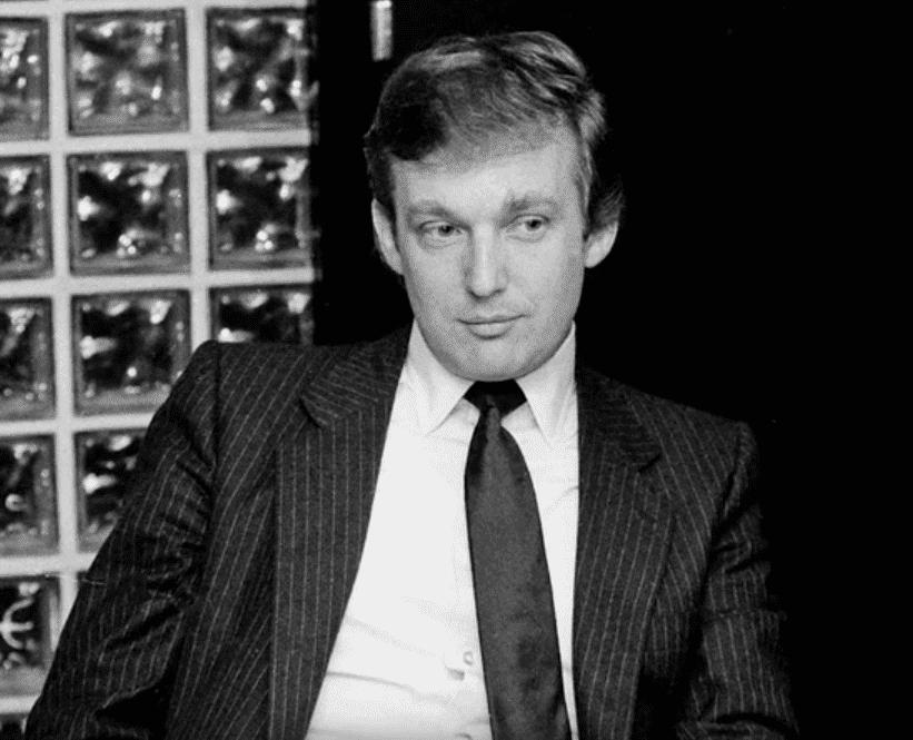 A younger Donald Trump. I Image: YouTube/ Business Insider.