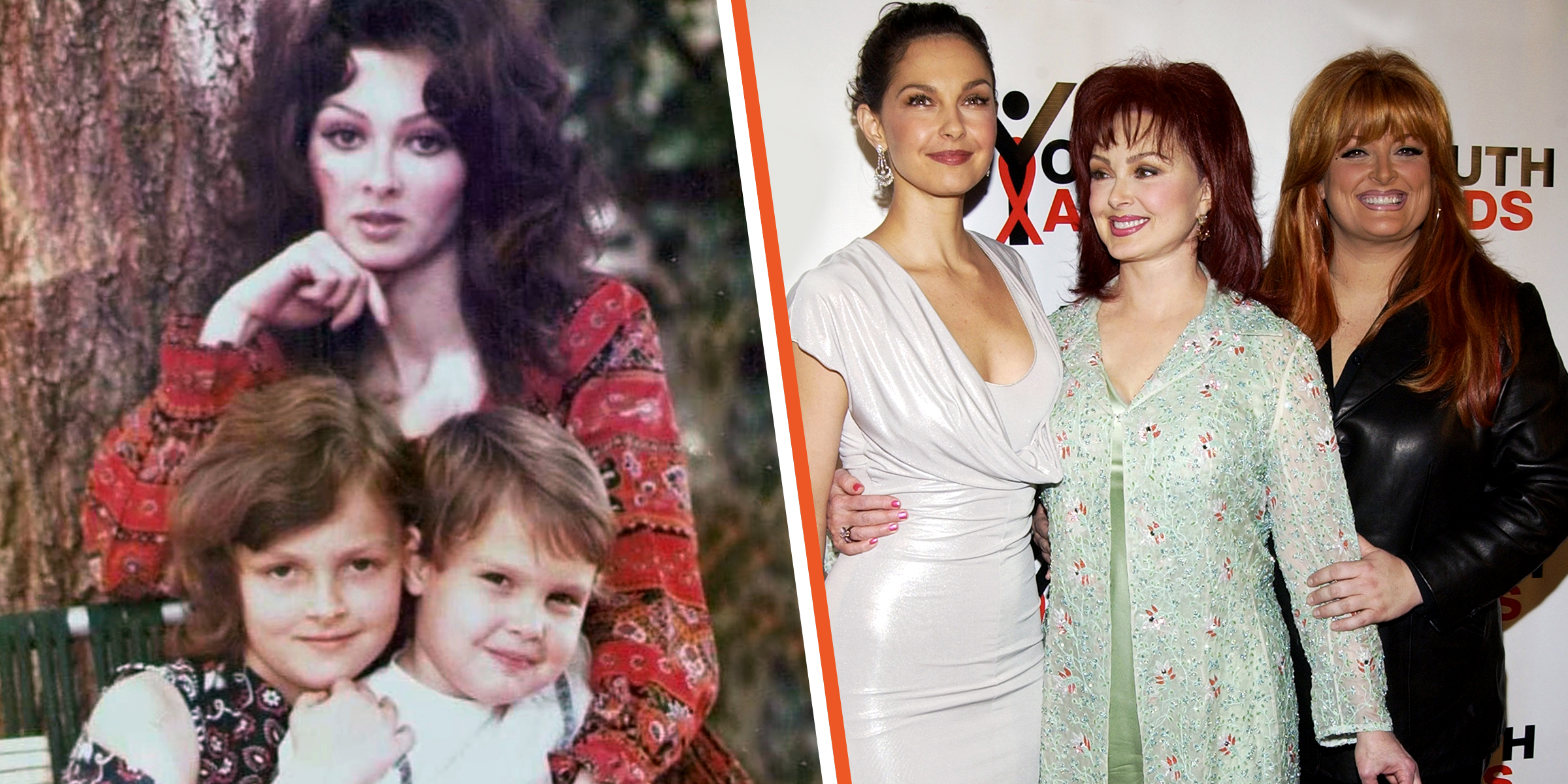 Naomi Judd and her daughters, Wynonna and Ashley | Naomi Judd and her grown up daughters Wynnona and Ashley | Source: instagram.com/ashley_judd Getty Images