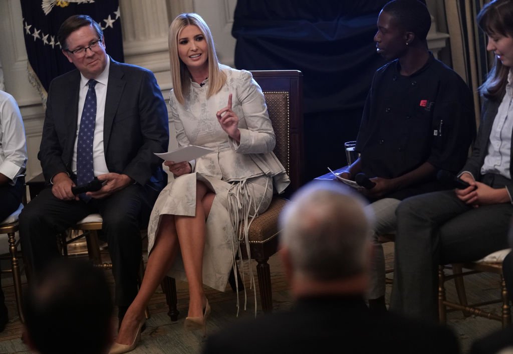 Ivanka Trump attends the one-year celebration of President Donald Trump's Pledge to America's Workers in July 2019 at the White House | Photo: Getty Images