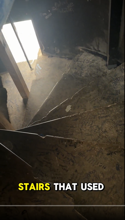 The stairs inside a hidden passage under the US Capitol, from a post dated May 9, 2025 | Source: X/RepTimMooreNC