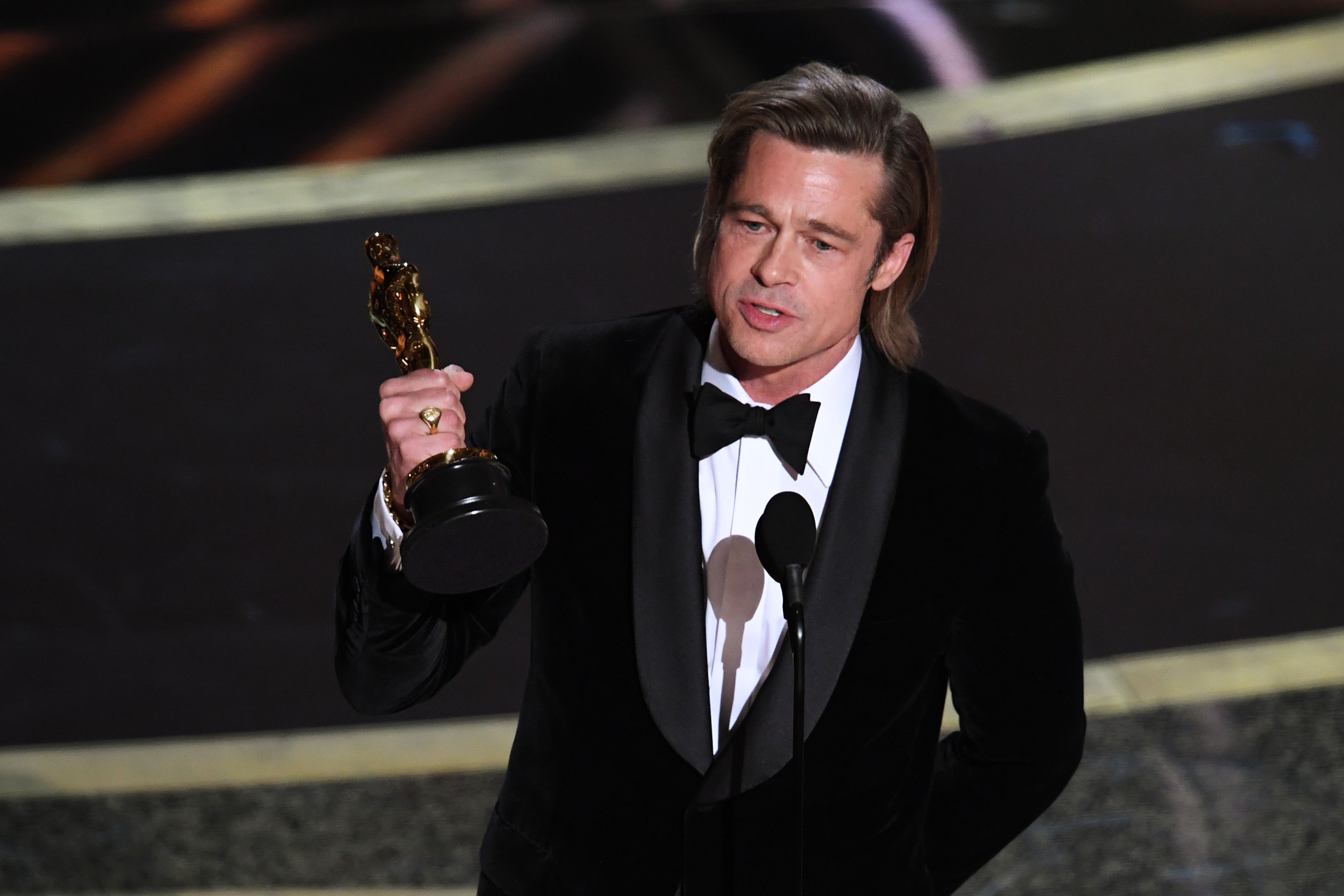 Brad Pitt onstage during the 92nd Annual Academy Awards at Dolby Theatre on February 09, 2020 | Photo: Getty Images 
